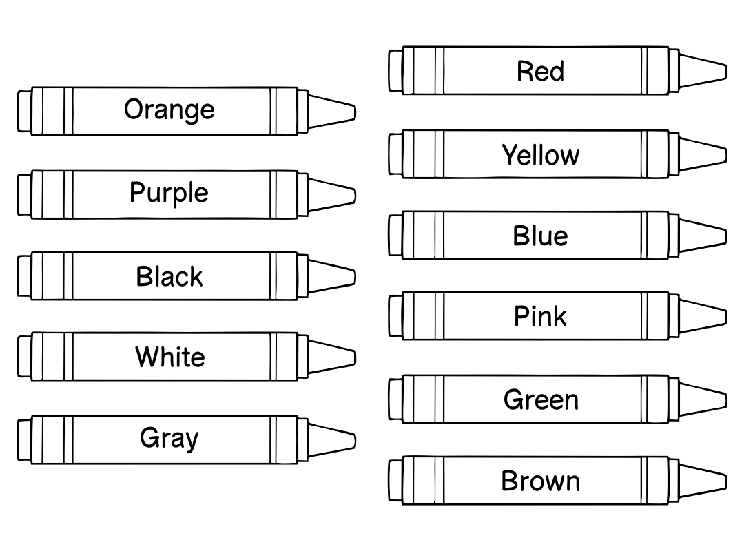 Crayon Shape 10 Free PDF Printables Printablee