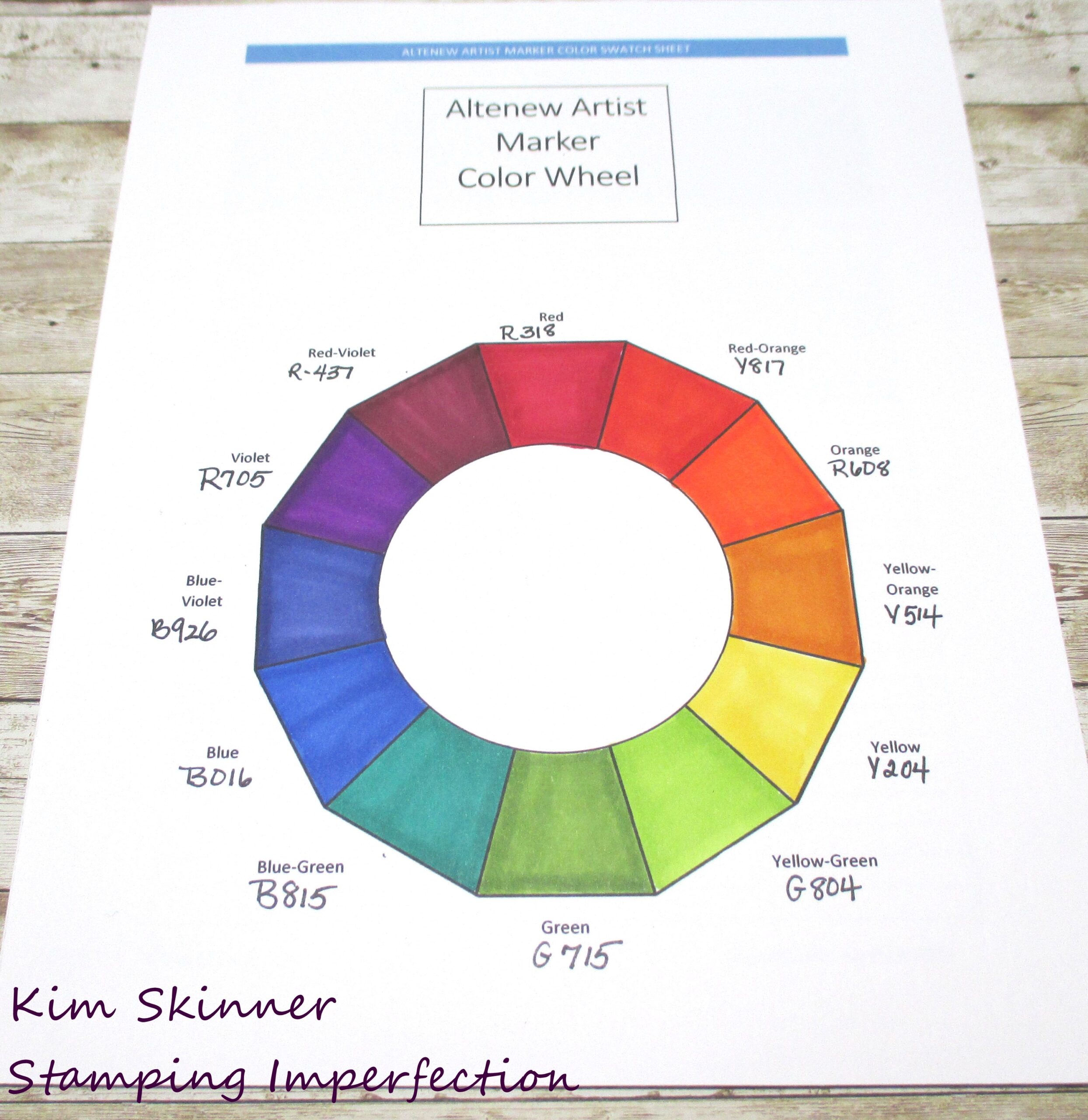 Free Printable Color Wheel