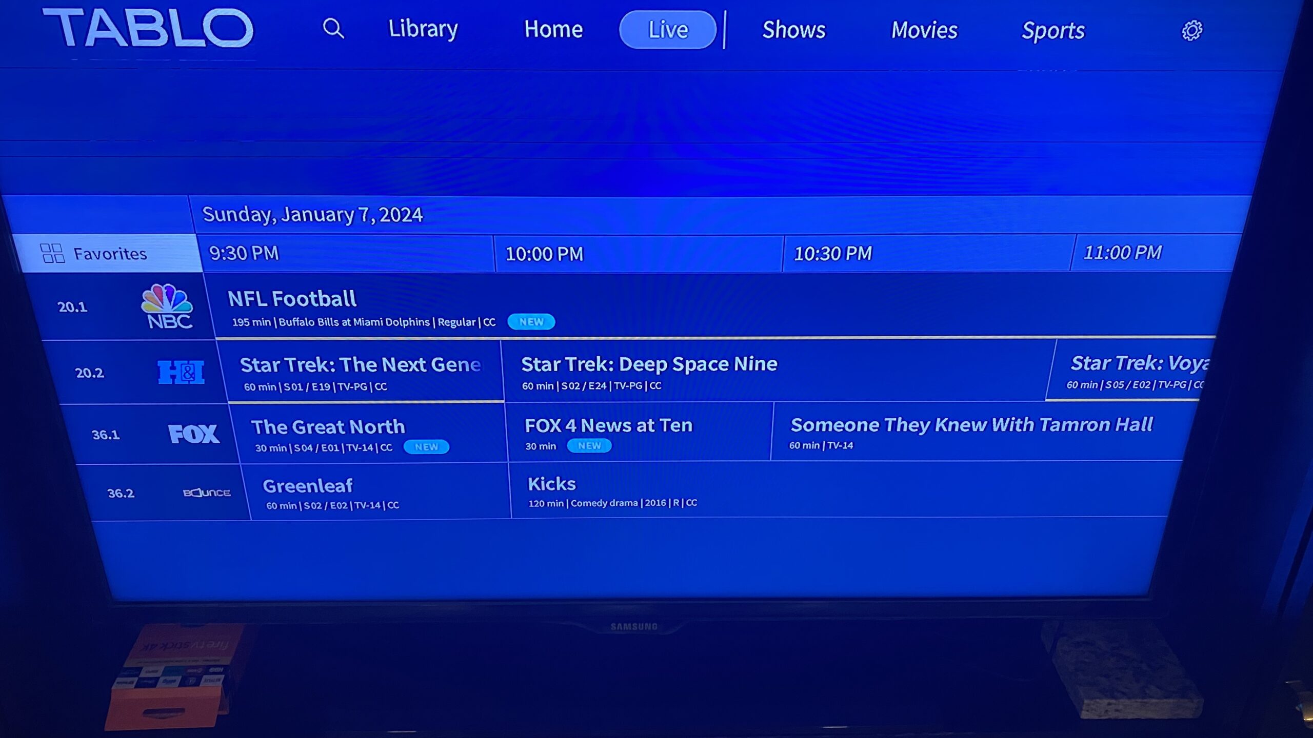Creating A Favorites Channel List In Live Guide Support U0026 Troubleshooting TabloTV Community