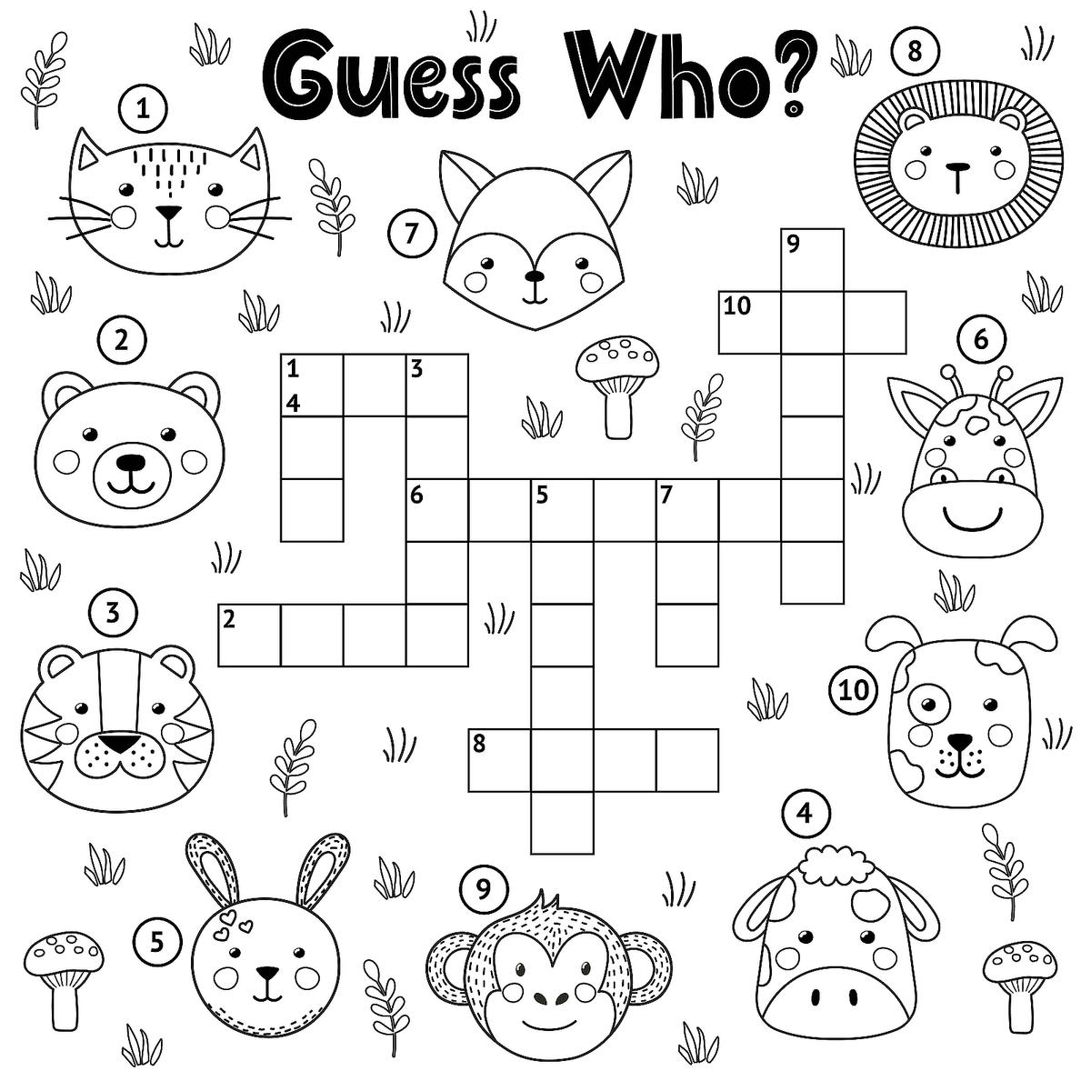 Crossword Puzzles For Kids Fun U0026 Free Printable Crossword Puzzle Worksheets Library