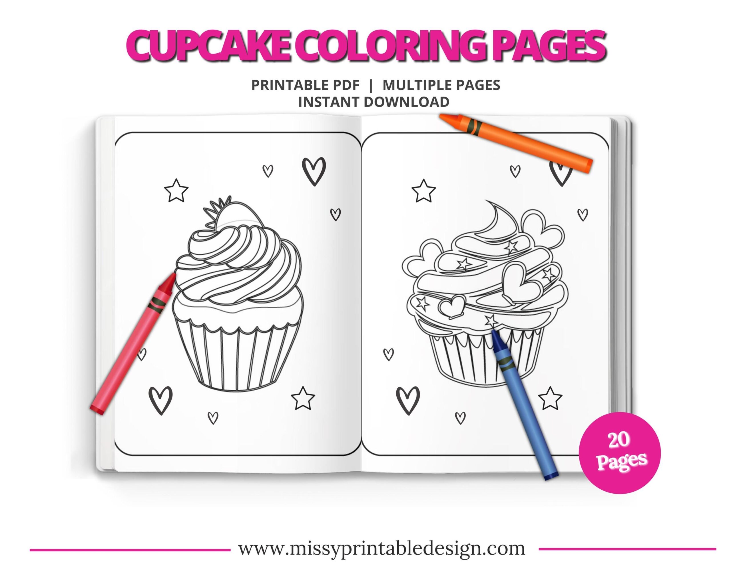 Cupcake Coloring Pages Printable Coloring Pages Cupcake Birthday 