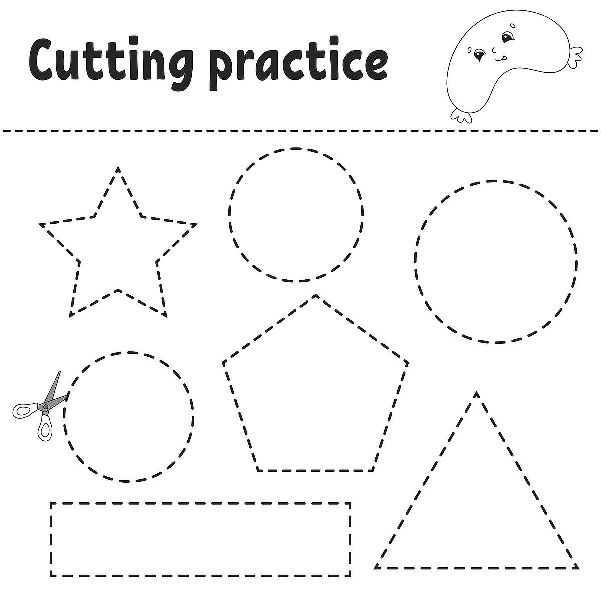 Cutting Practice Printables Free