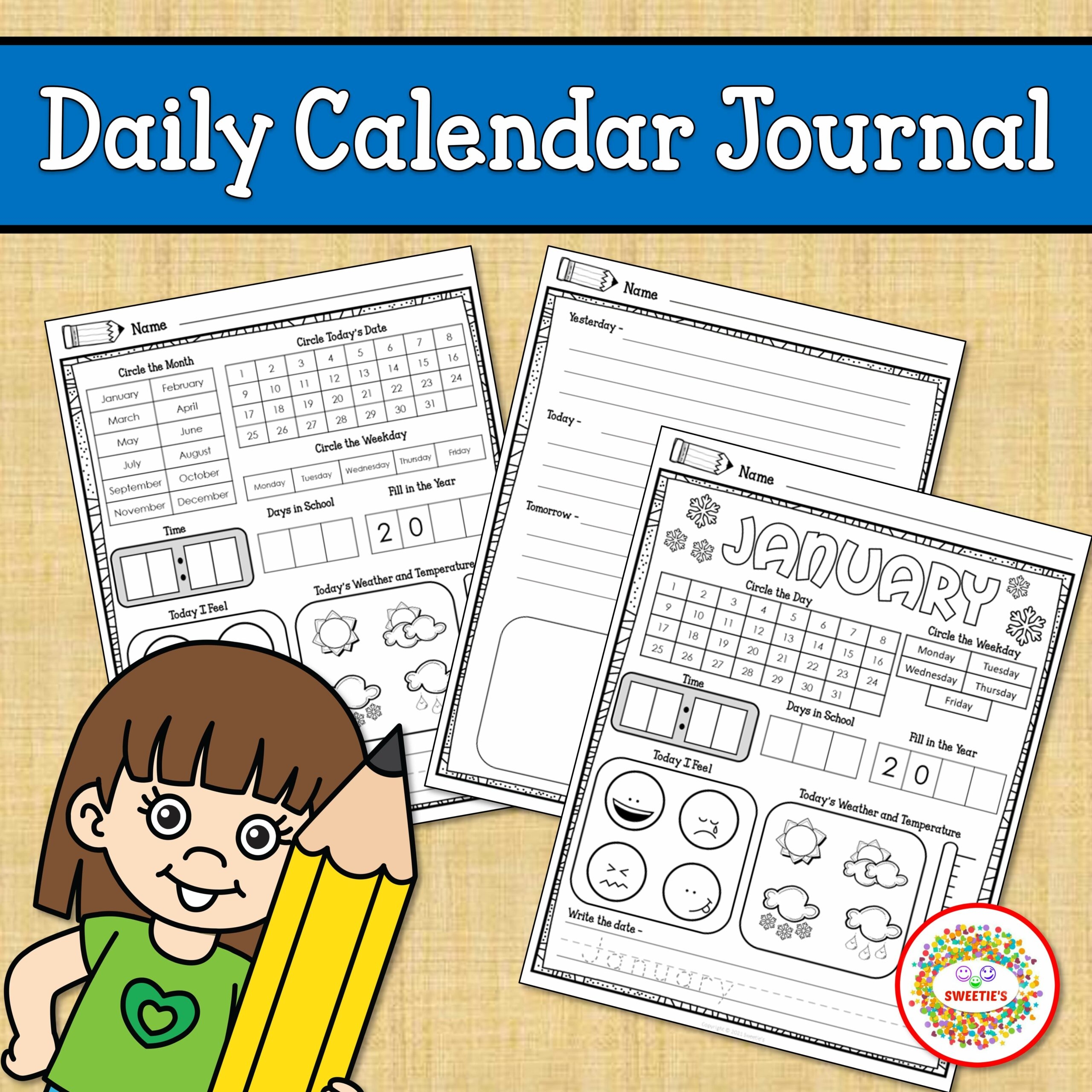Free Printable Daily Calendar Worksheets