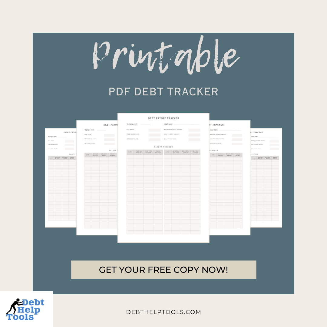 Free Printable Debt Payoff Tracker