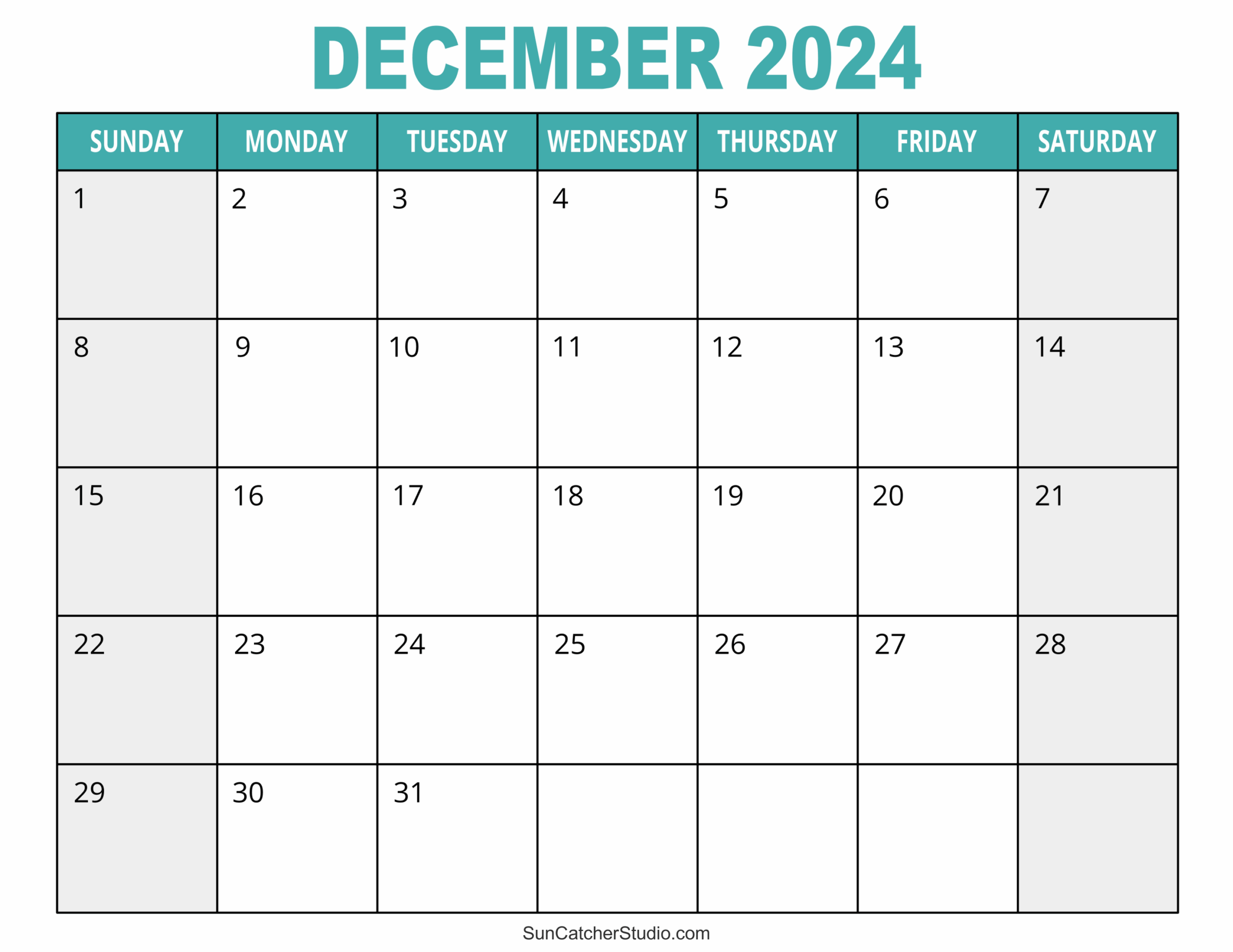 December 2024 Calendar Free Printable Free Printables Monograms Design Tools Patterns U0026 DIY Projects