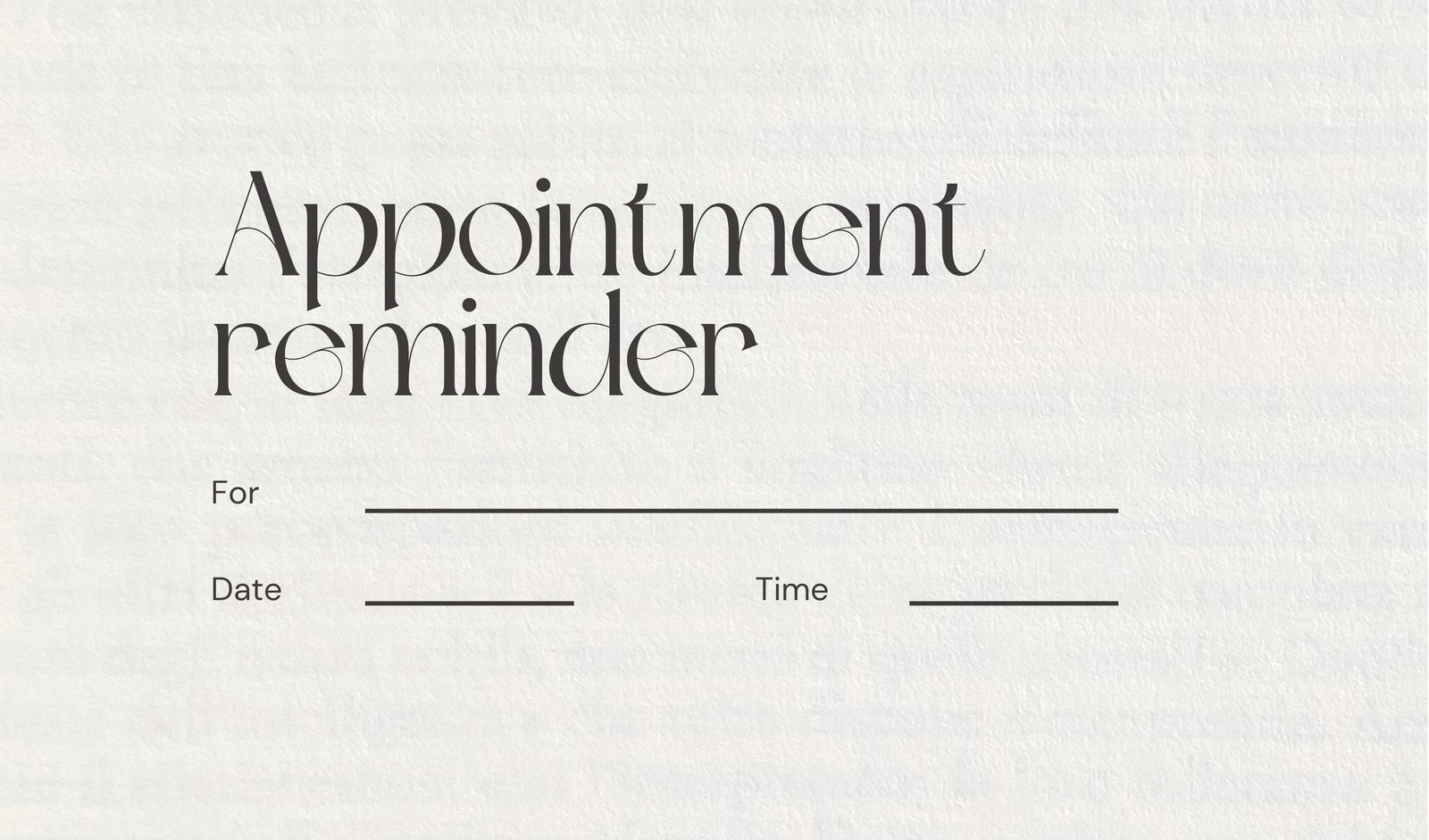 Design And Print An Appointment Card In One Place Customize An Appointment Card And Enjoy Planet friendly Printing With Canva 