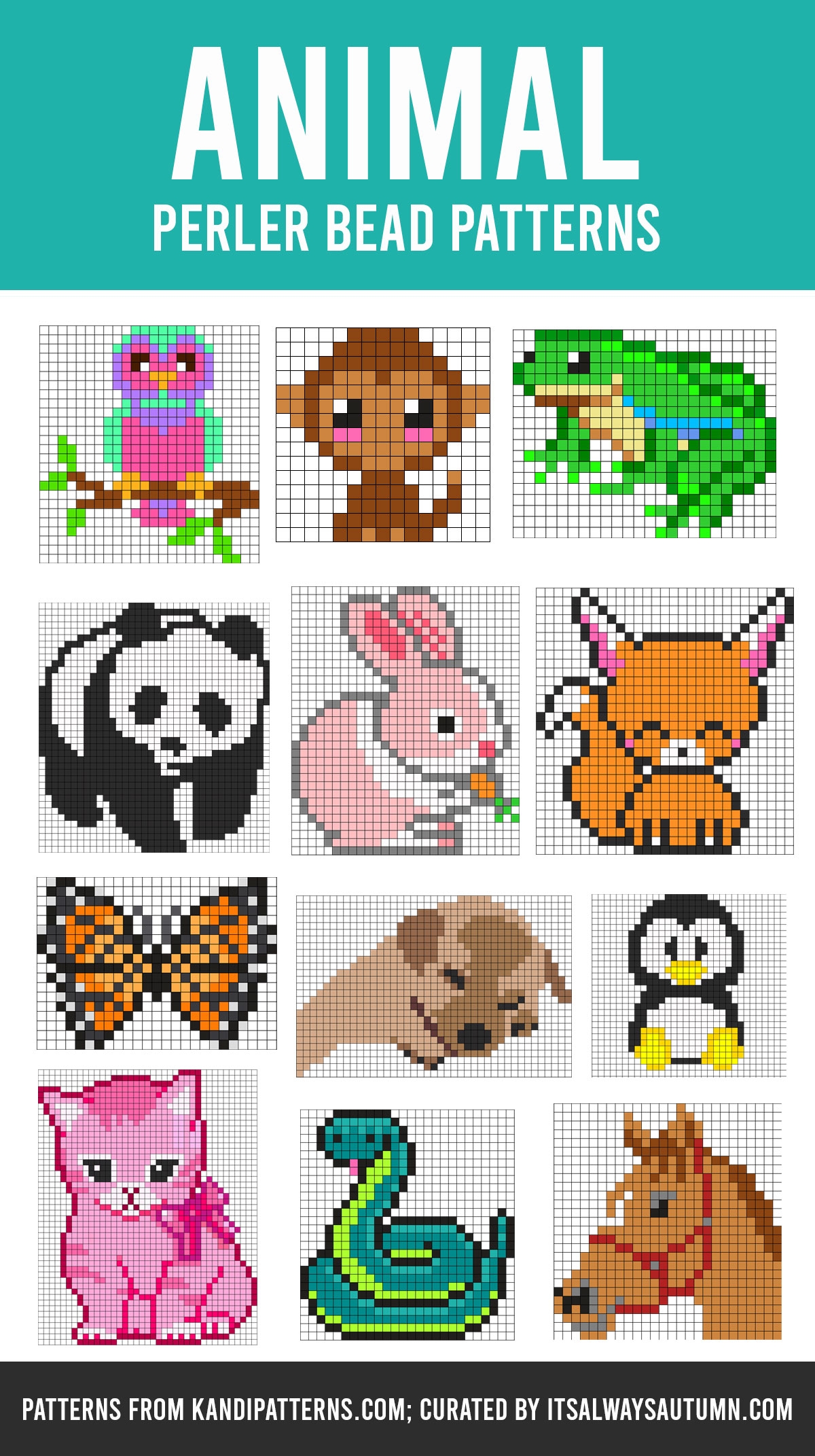 DIGITAL FILE Perler Bead Pattern For Tiny Works Of