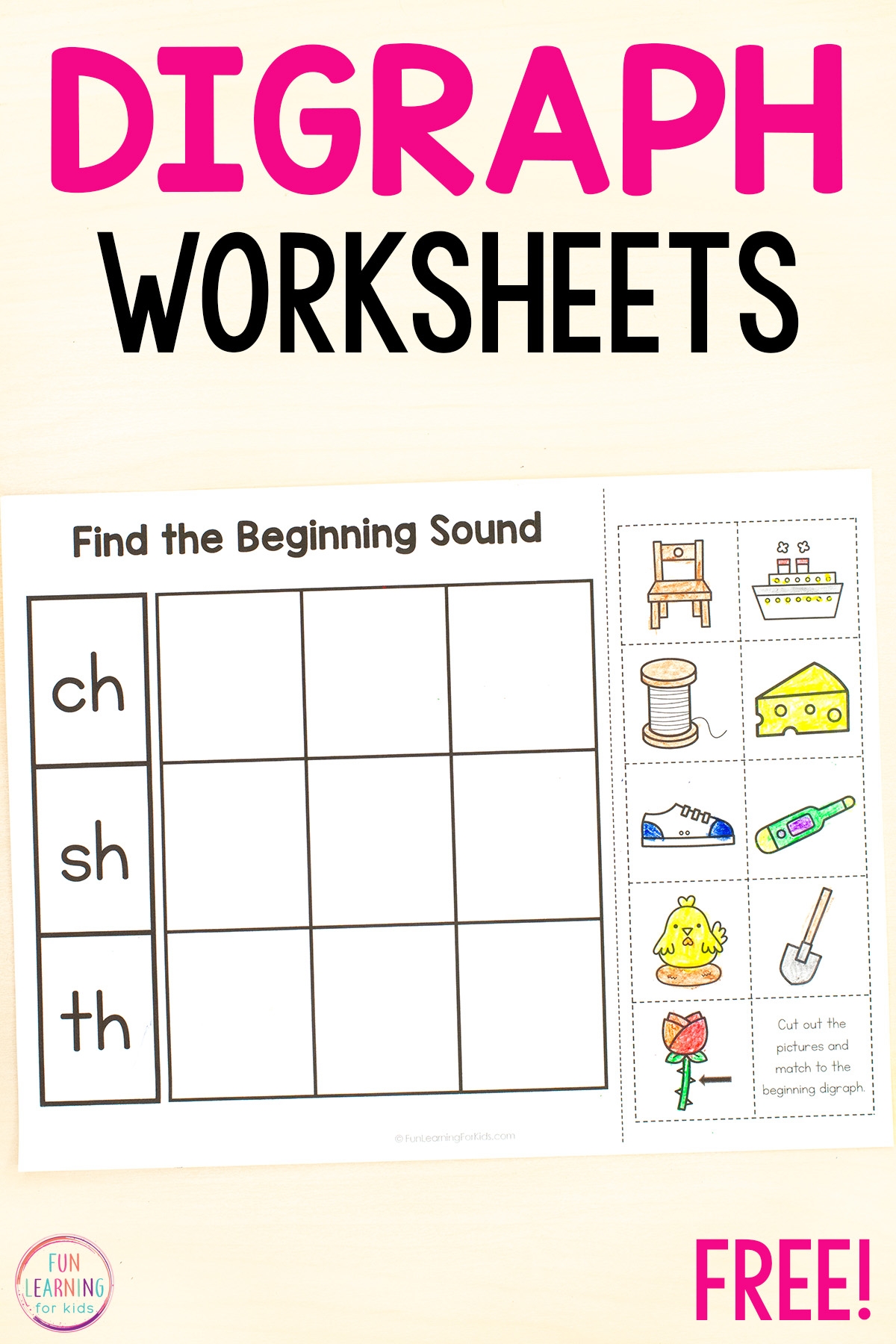 Free Printable Digraph Worksheets