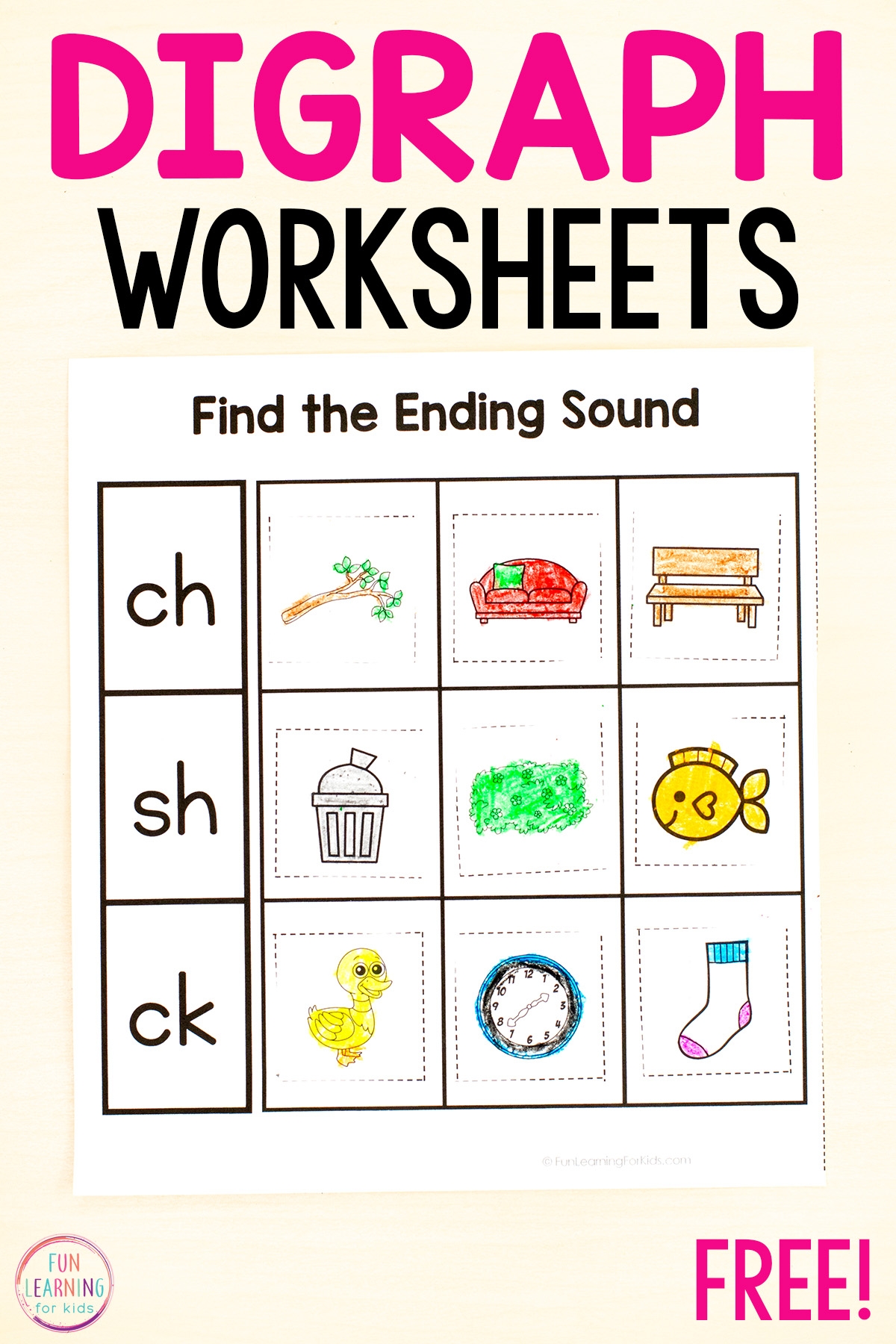 Digraphs Worksheets Free Printables
