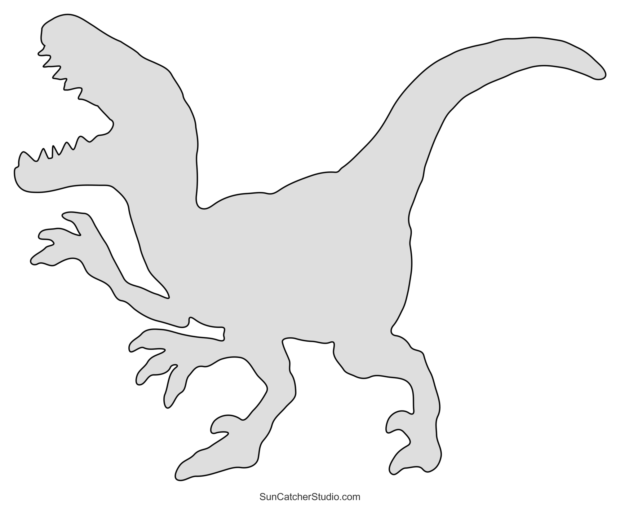 Free Printable Dinosaur Template