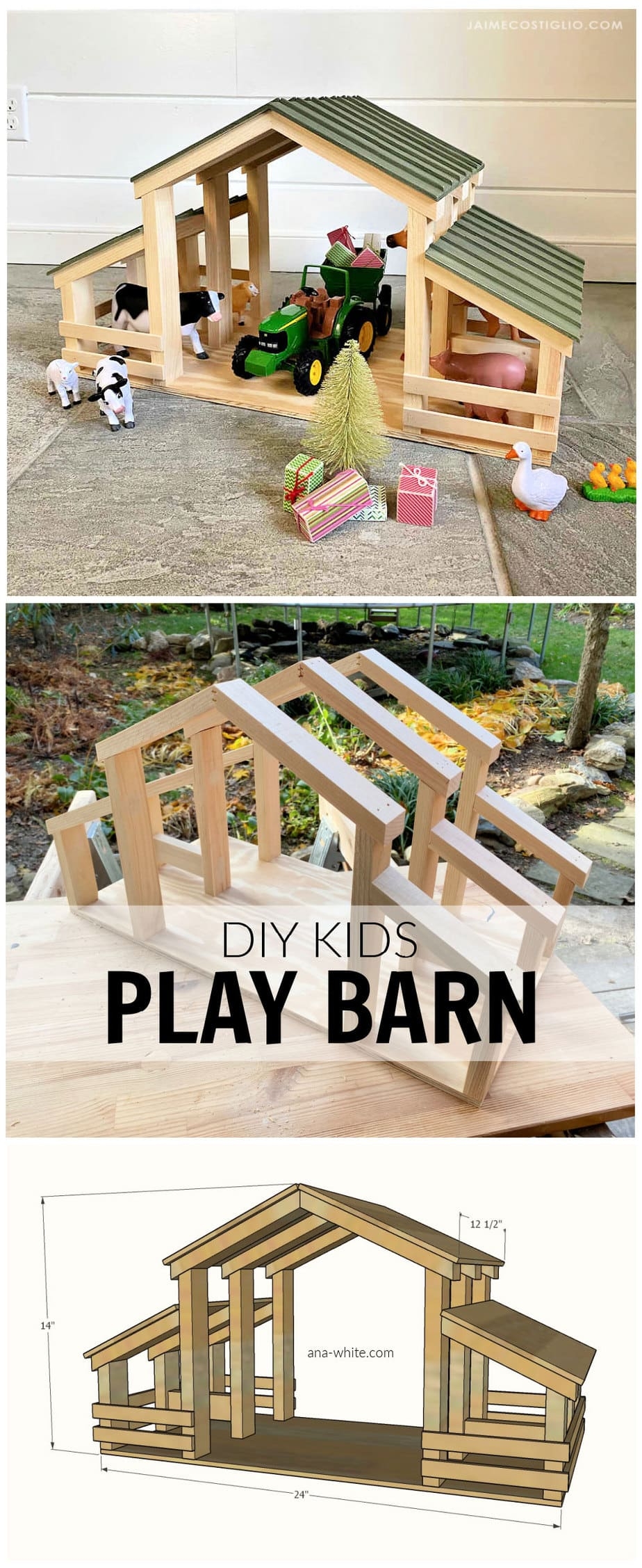 DIY Kids Play Barn Jaime Costiglio