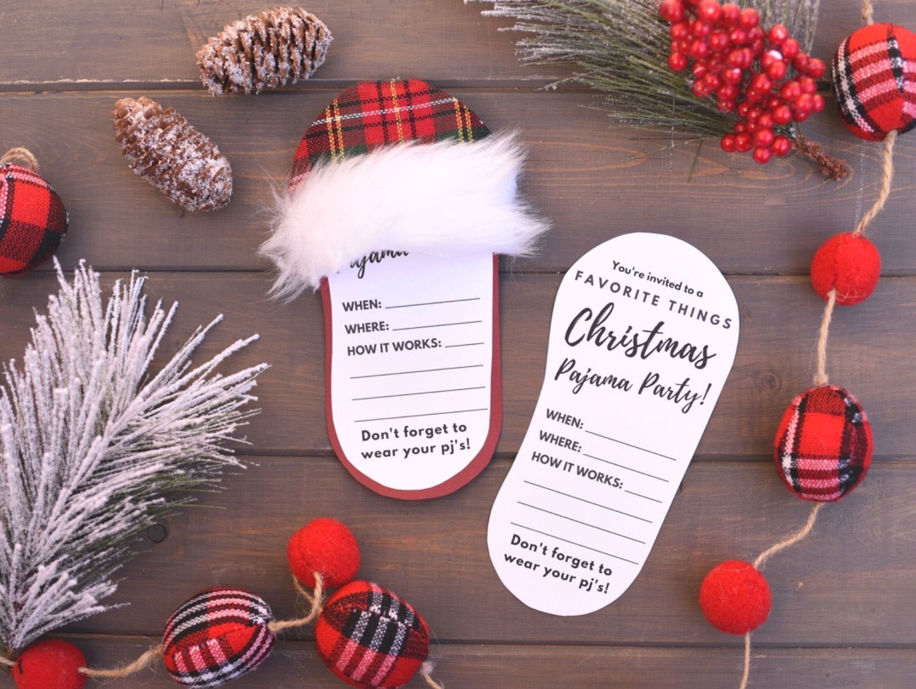 DIY Pajama Party Invitations Fun365