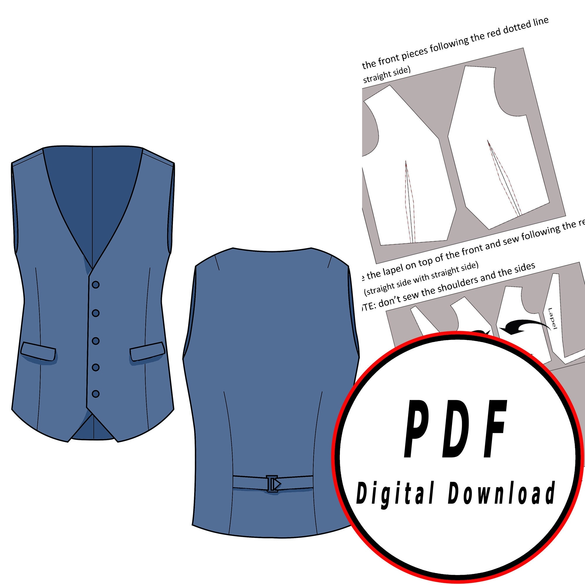 Free Printable Vest Pattern