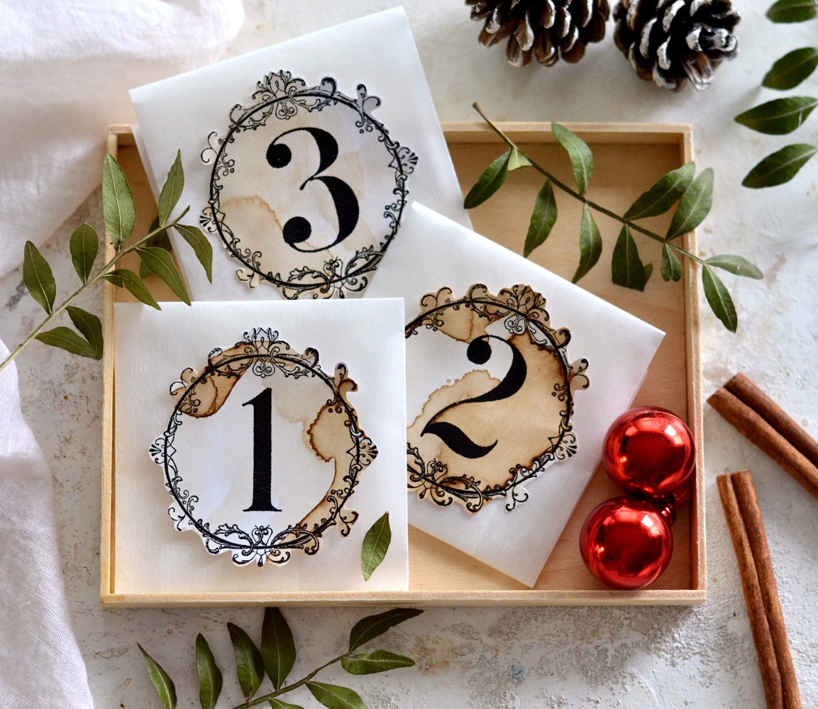 DIY Vintage Advent Calendar The Graphics Fairy