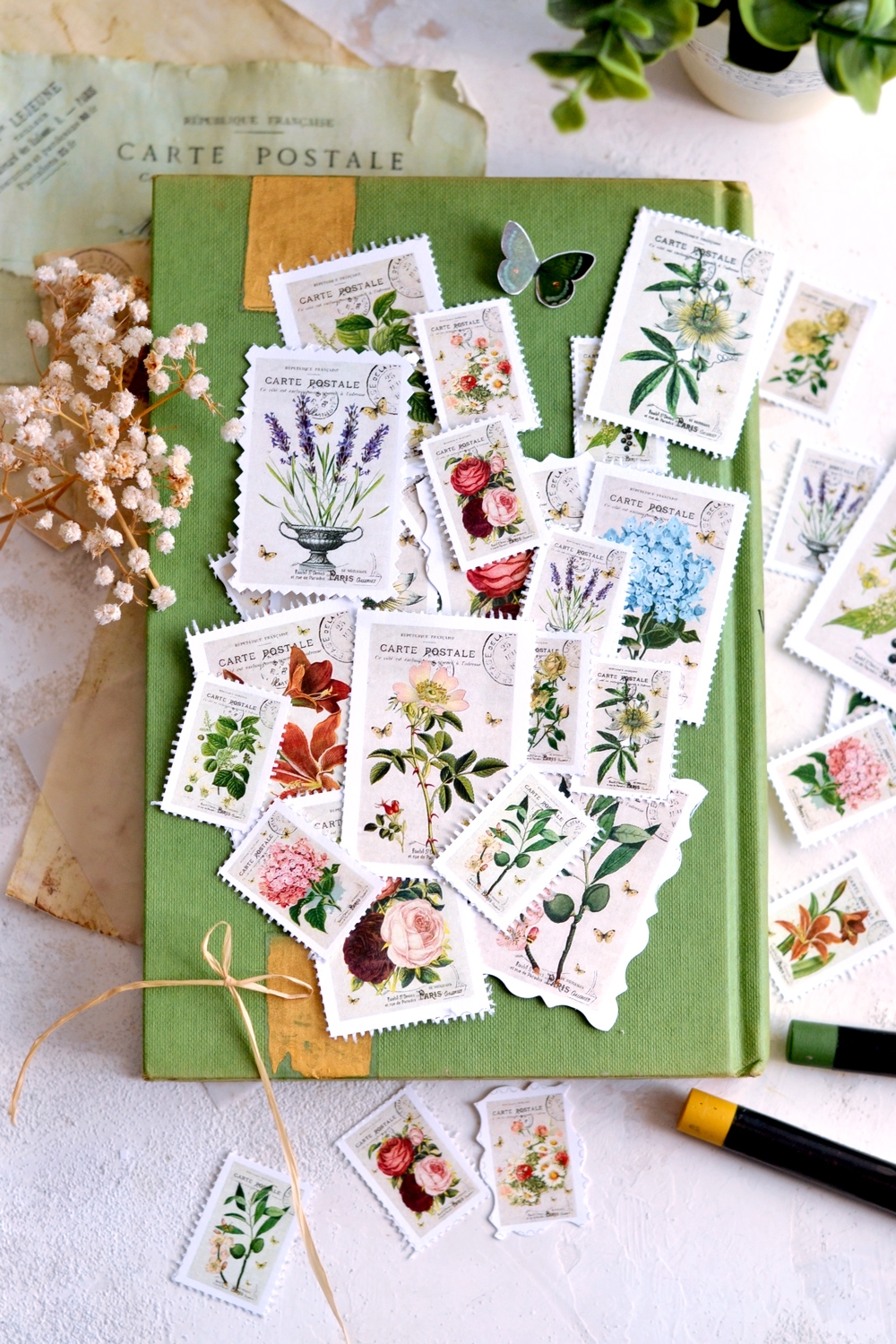 DIY Vintage Postage Stamps Free Printable Dreams Factory