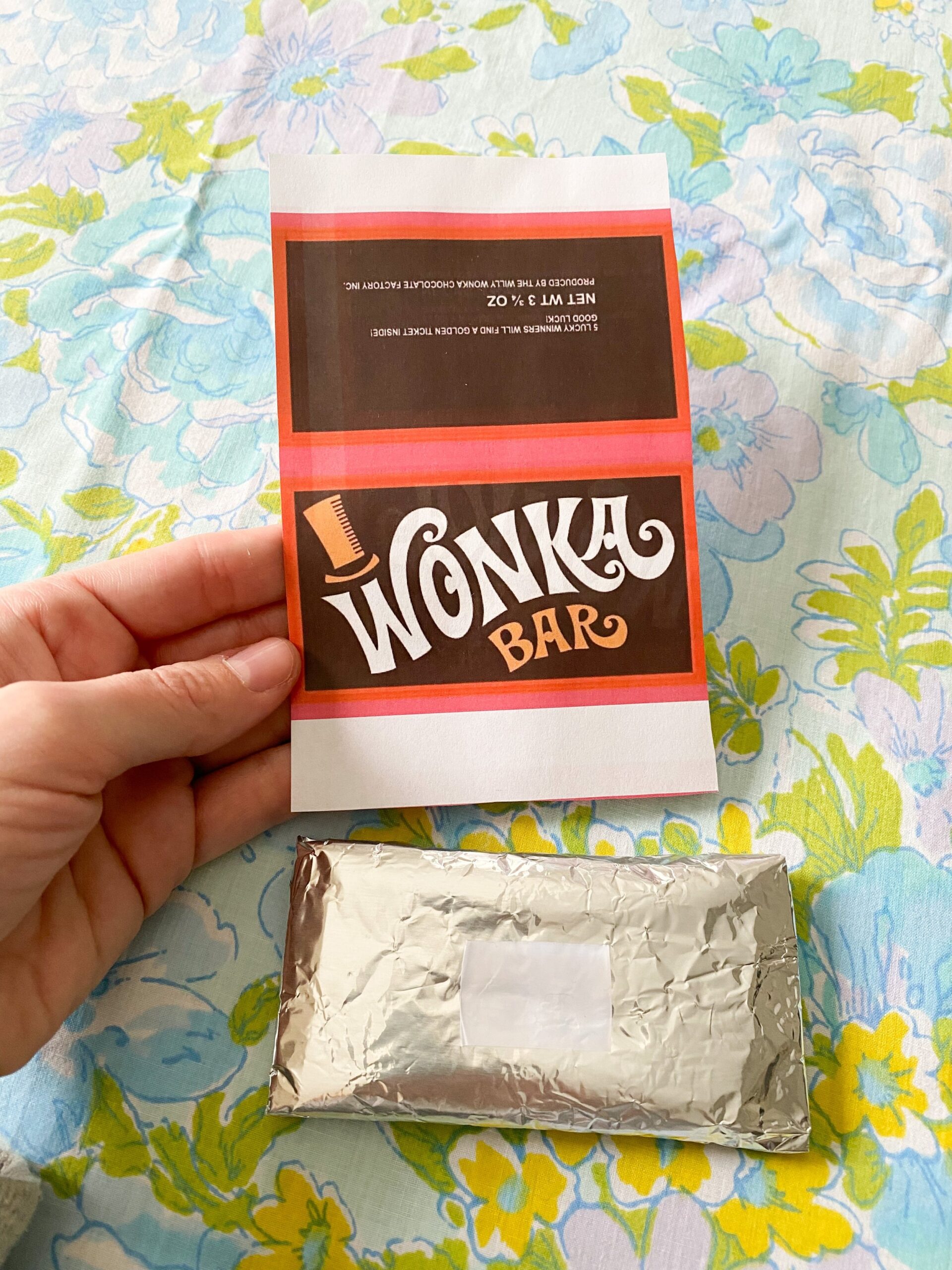 DIY Wonka Bar Craft Free Printable Emily Retro Vintage And 