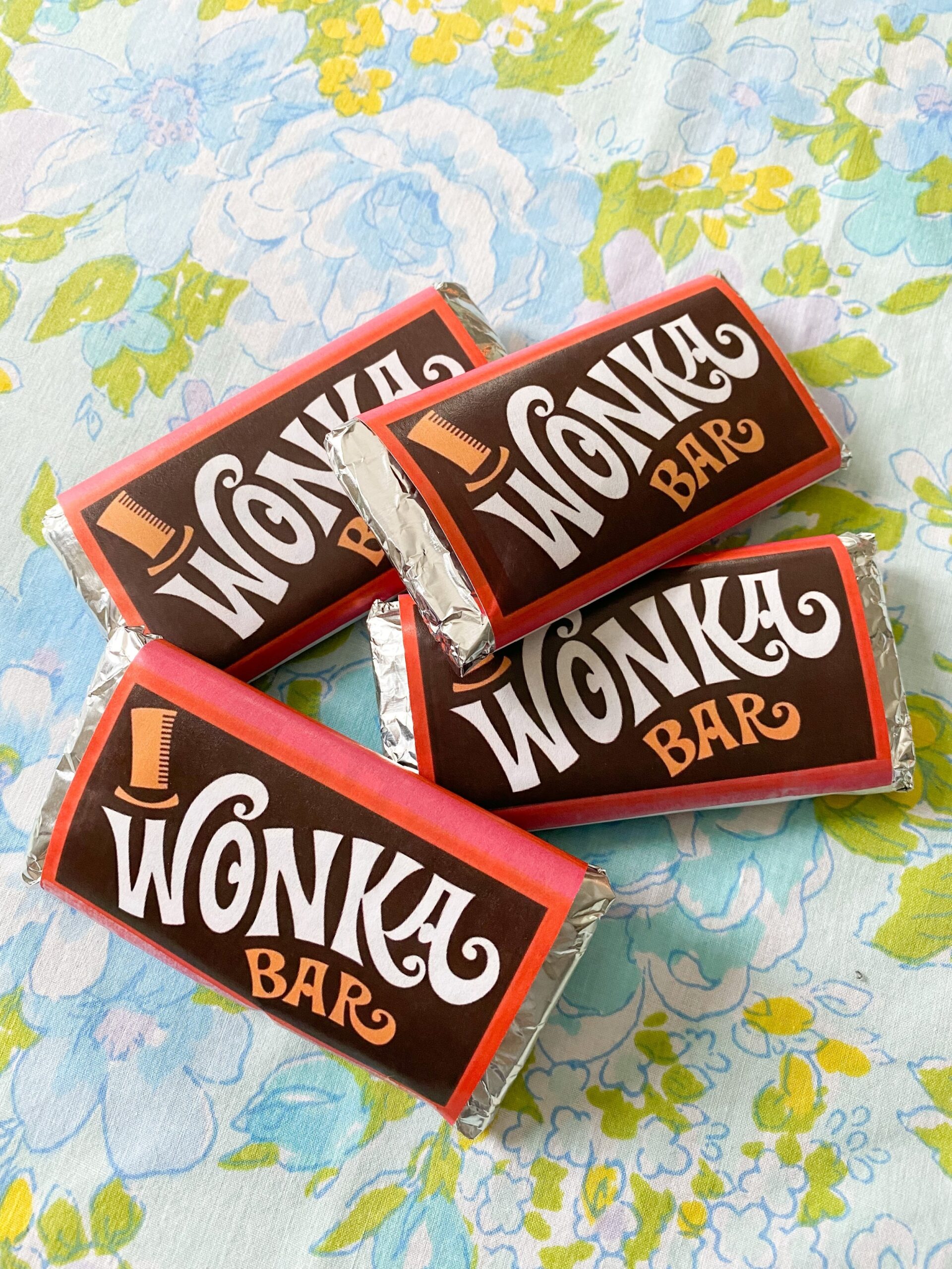 DIY Wonka Bar Craft Free Printable Emily Retro Vintage And 