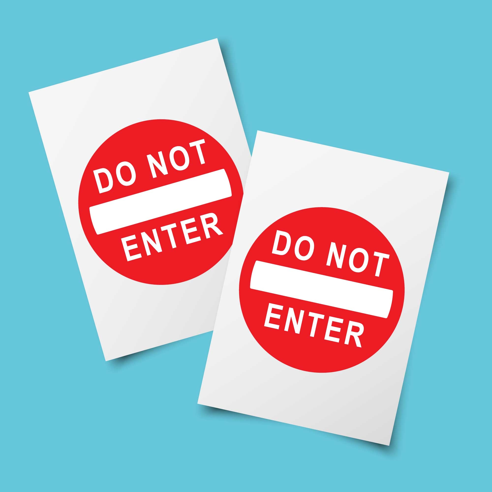 Do Not Enter Free Printable Sign