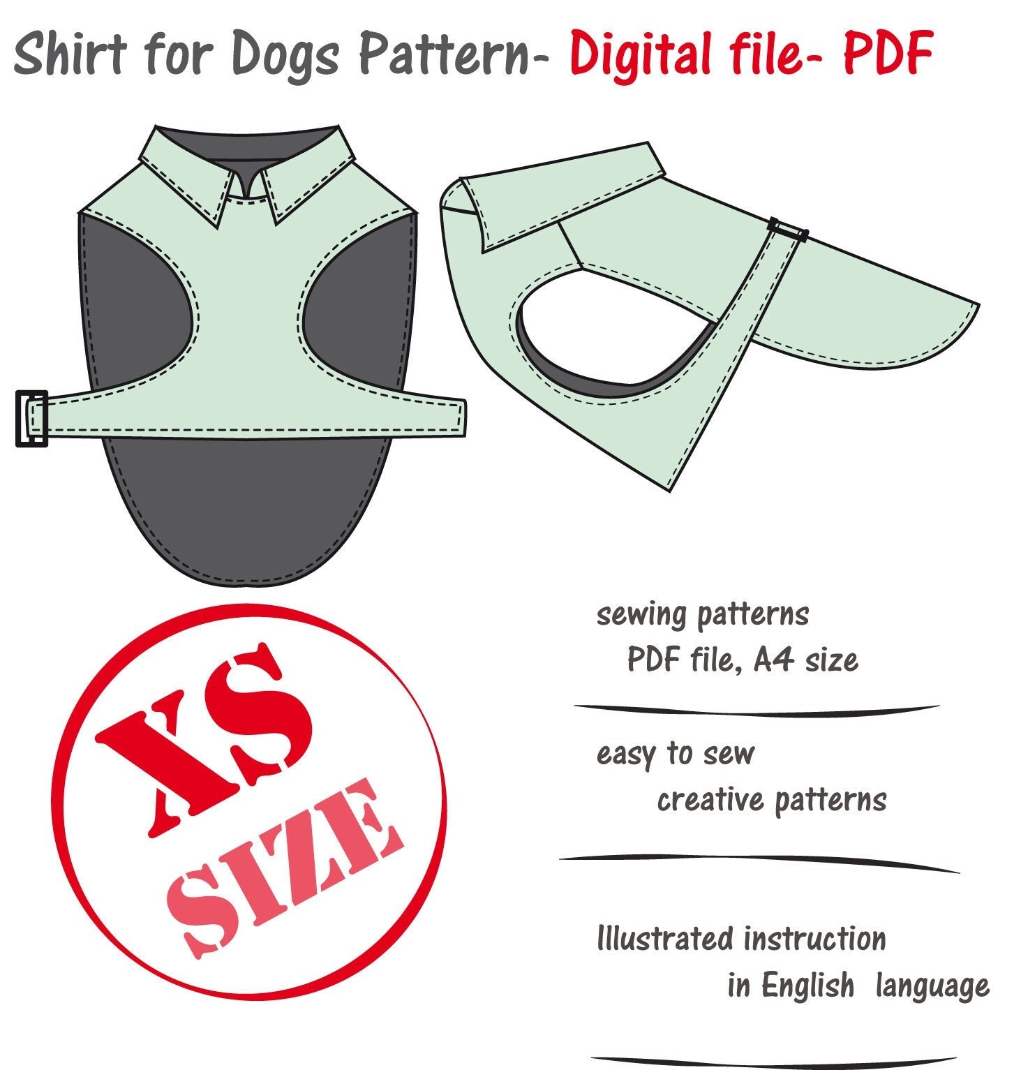 Dog Clothing Patterns Free Printable