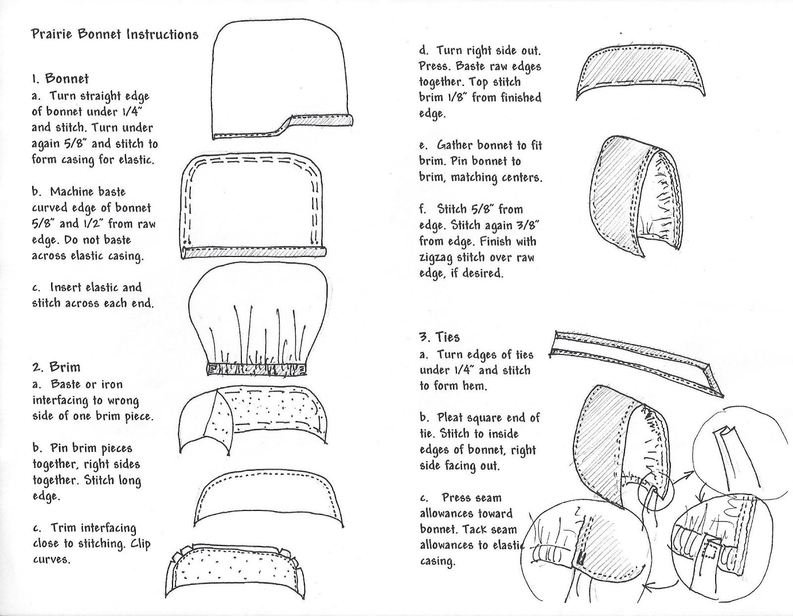 Doll Bonnet Pattern Free Clearance