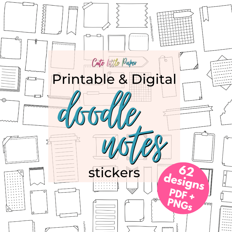 Little Cute Stickers Printable Free Printable