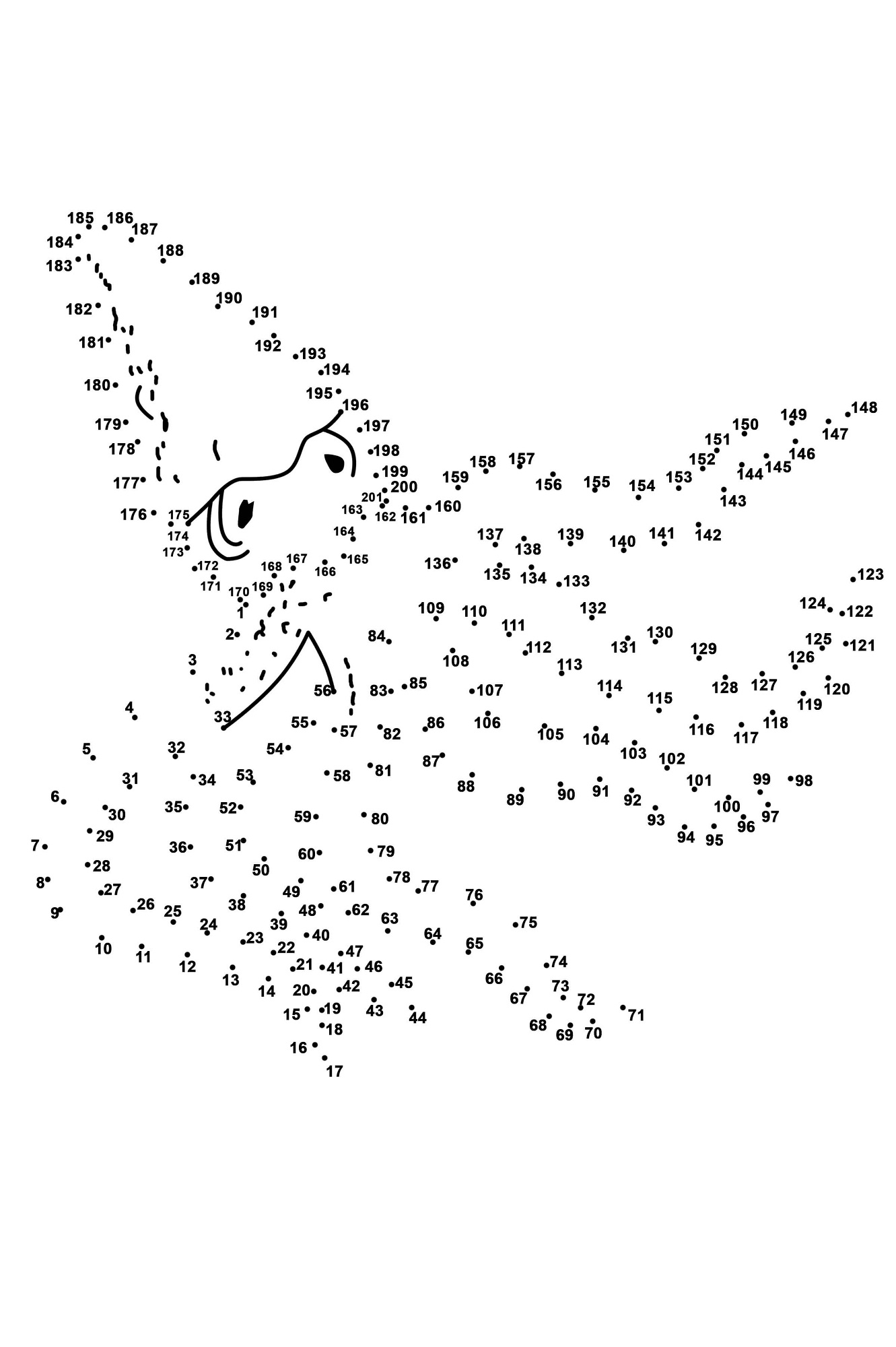 Free Printable Dot To Dot Pages