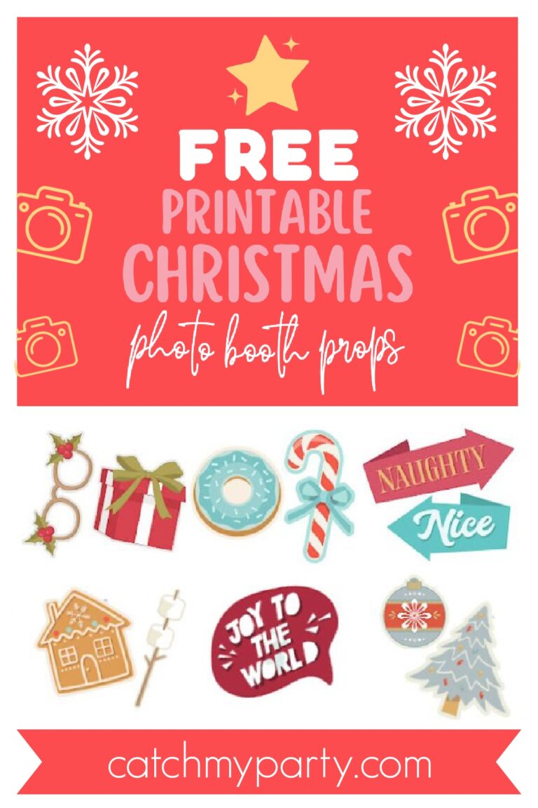Download All Our 65 Fun FREE Printable Christmas Photo Booth Props 