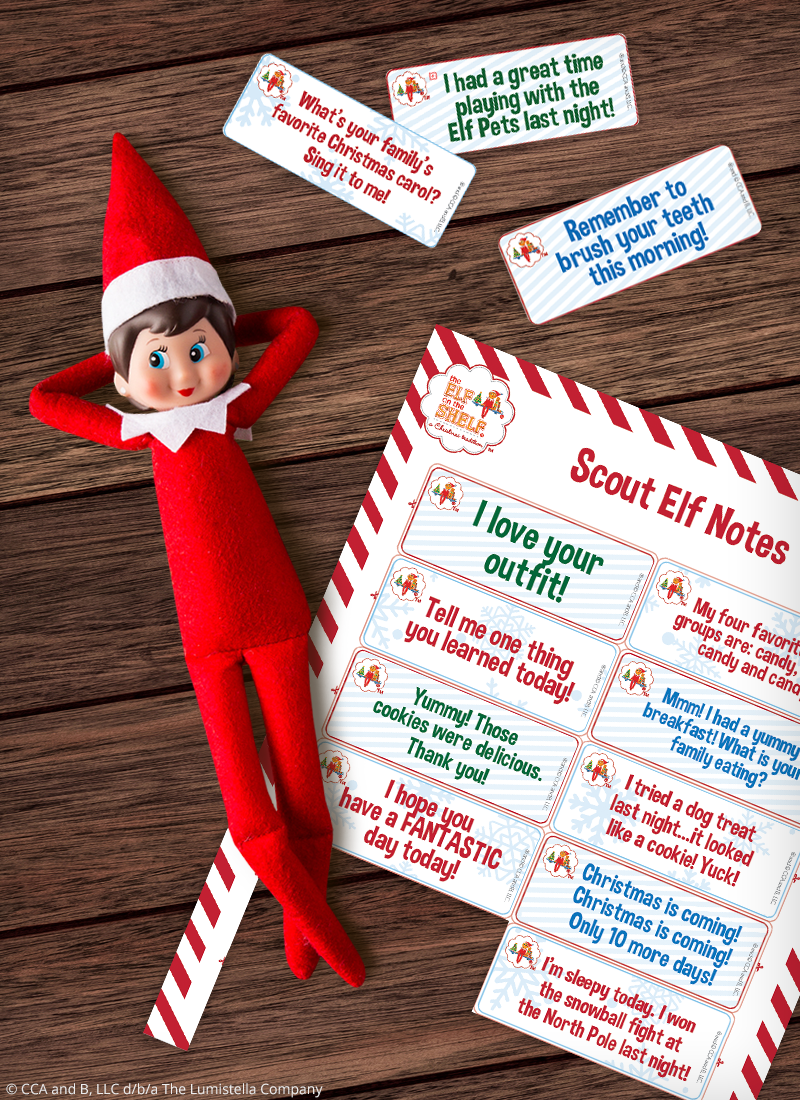 Free Elf On The Shelf Printables