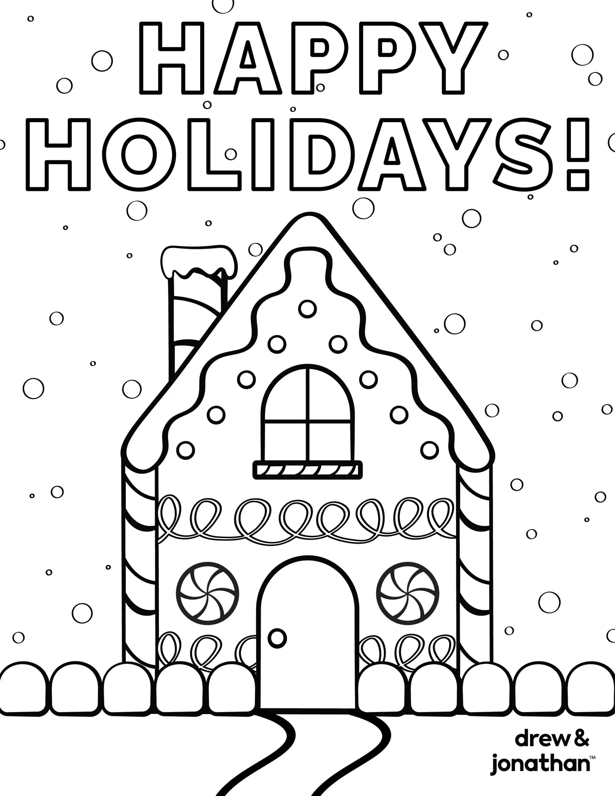 Download Our Free Printable Holiday Coloring Book Pages