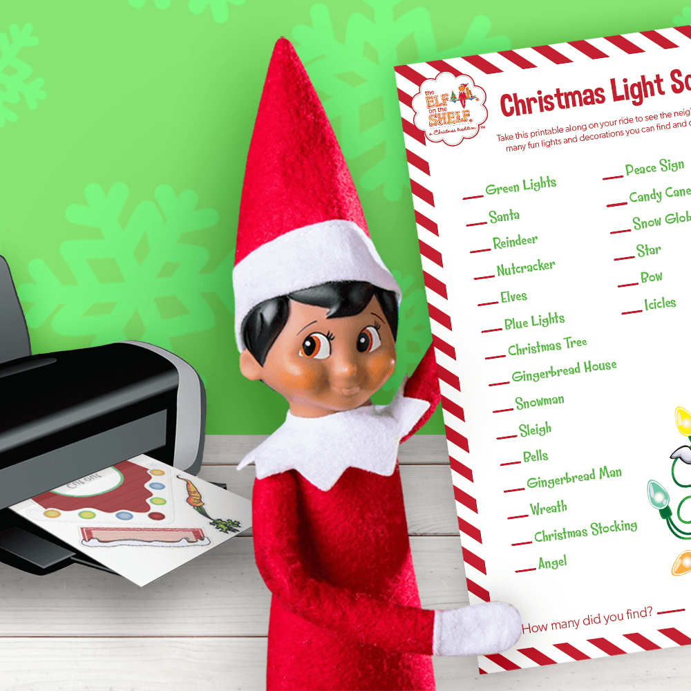 Free Printable Elf On A Shelf