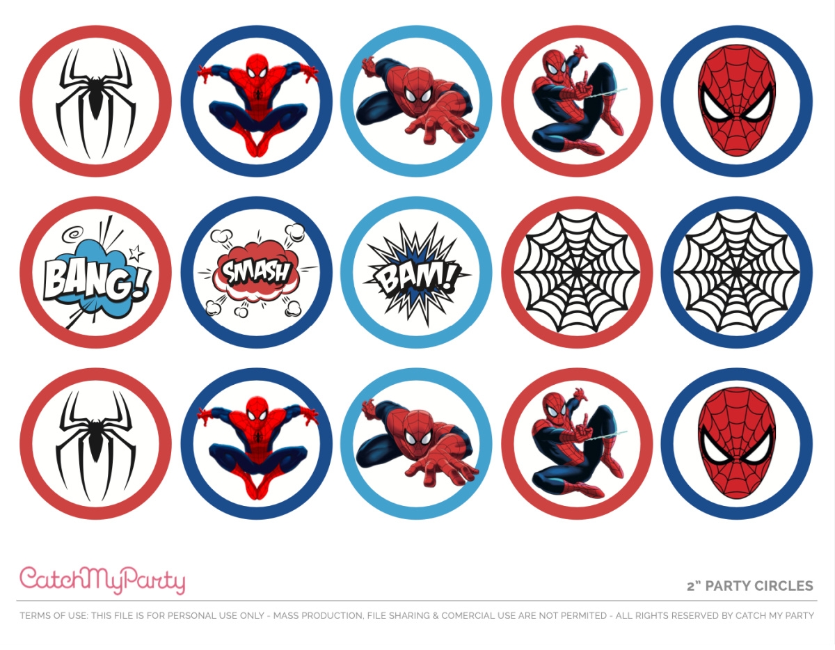 Download These Fantastic Free Spiderman Party Printables Catch My Party