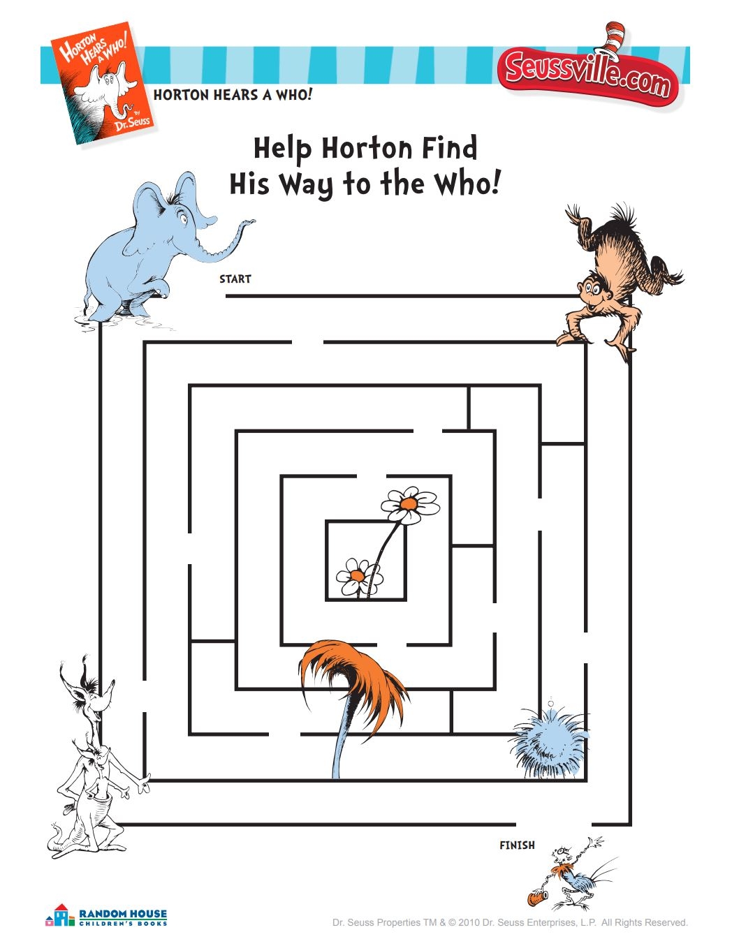 Dr Seuss Free Printables For Preschool