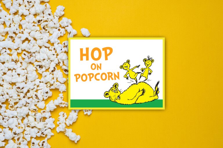 Dr Seuss Treat Bag Card Dr Seuss Printable Hop On Popcorn Dr 