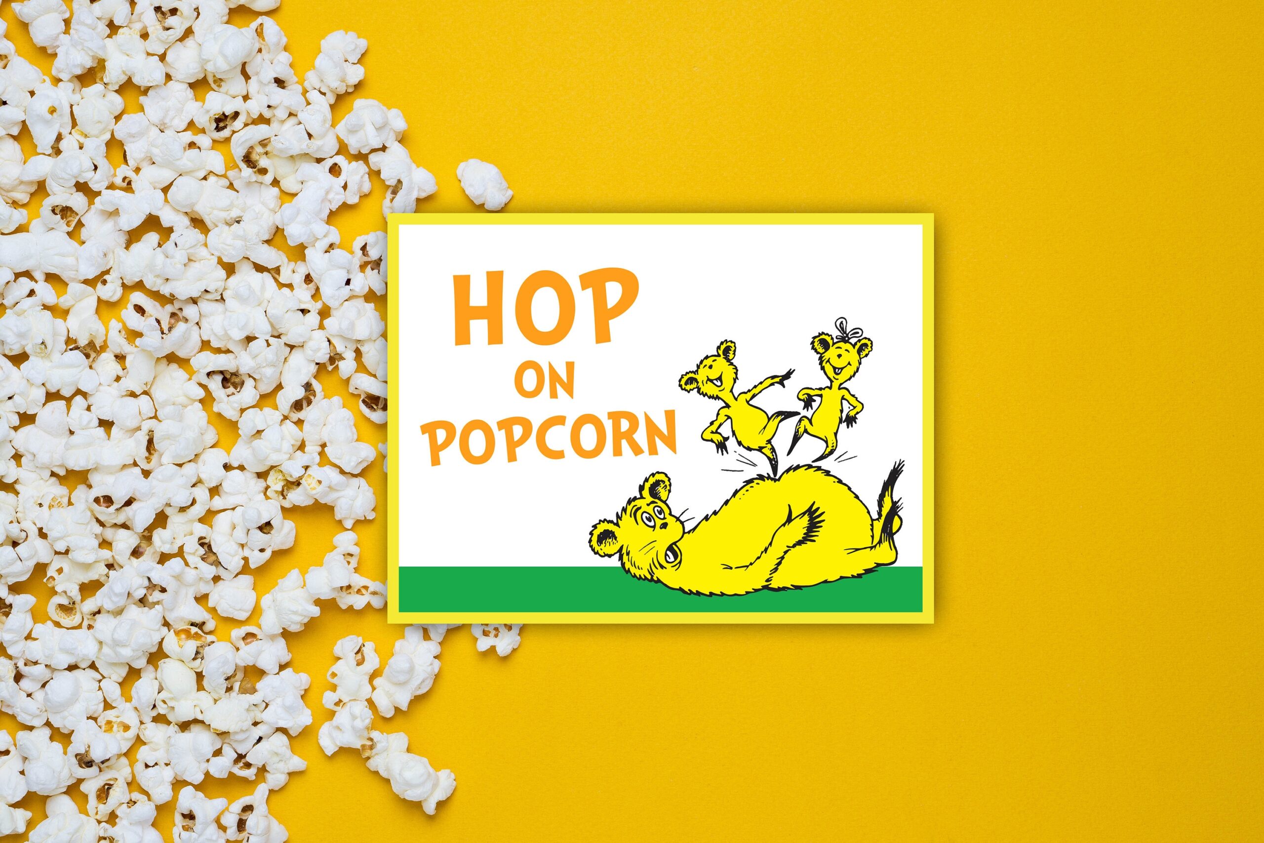 Dr Seuss Treat Bag Card Dr Seuss Printable Hop On Popcorn Dr 