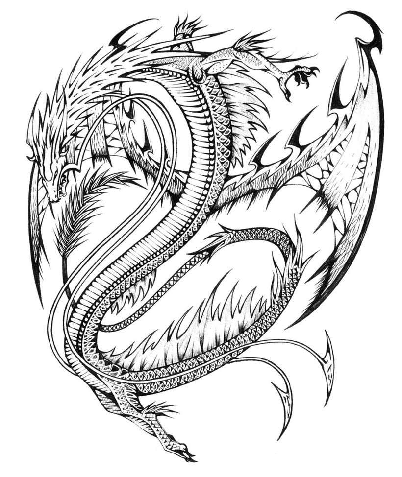 Free Printable Pictures Of Dragons