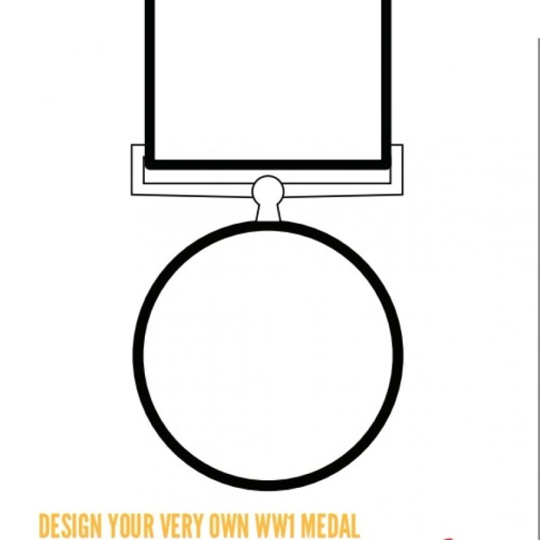 Draw Your Own Medal Blank Template PDF MyLearning