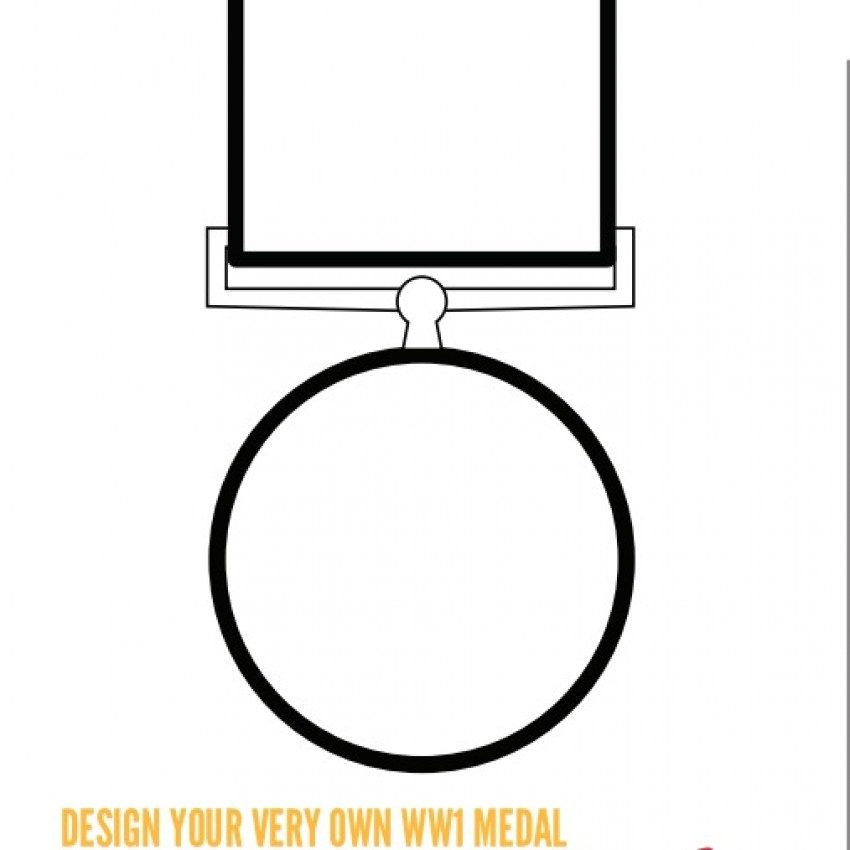 Draw Your Own Medal Blank Template PDF MyLearning