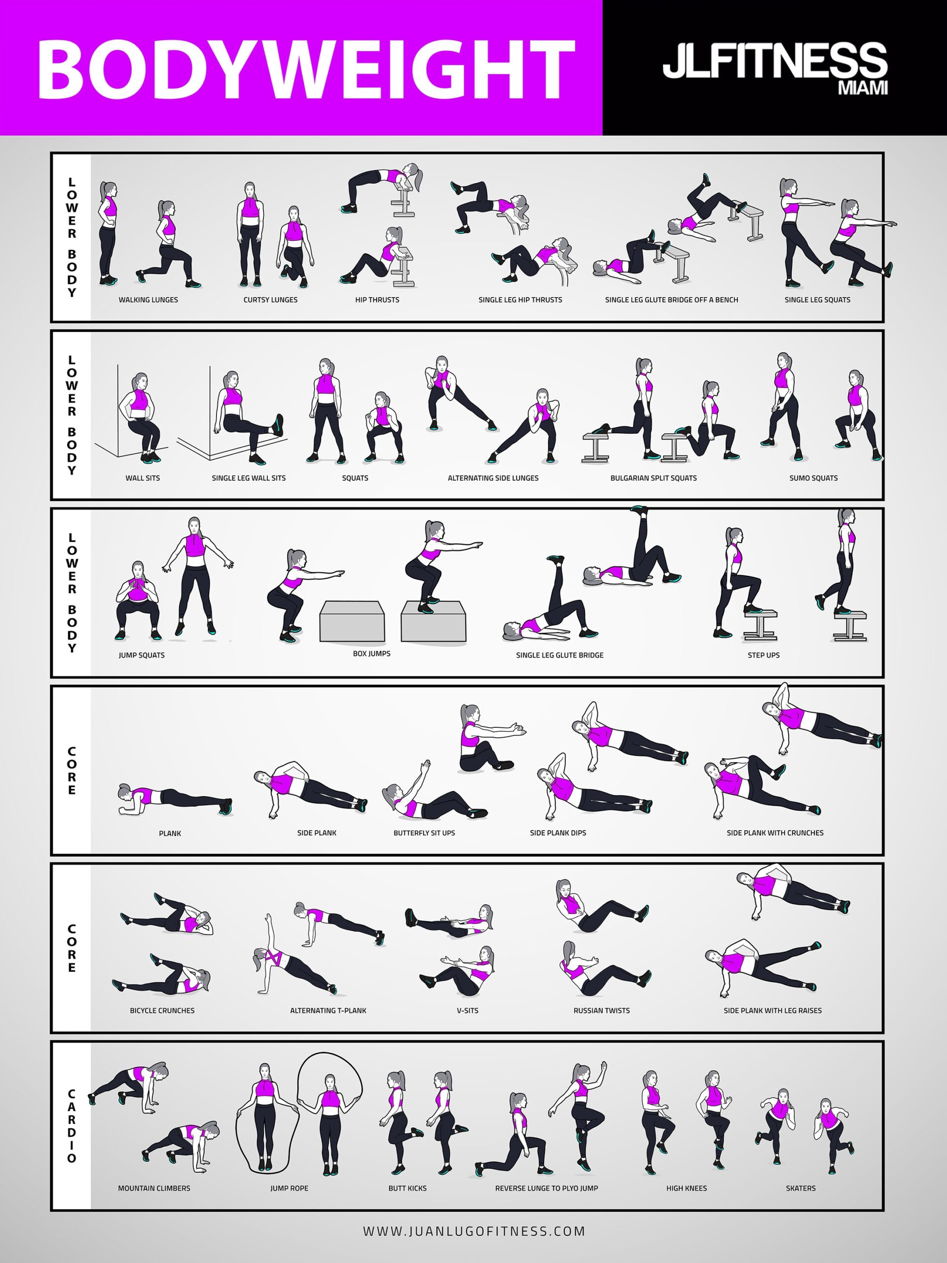 Free Printable Dumbbell Exercises