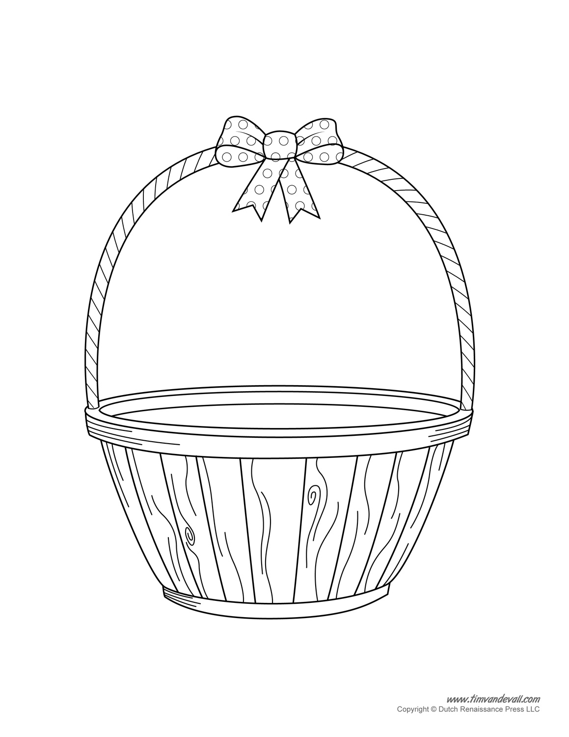 Easter Basket Template Easter Basket Clipart U0026 Easter Craft