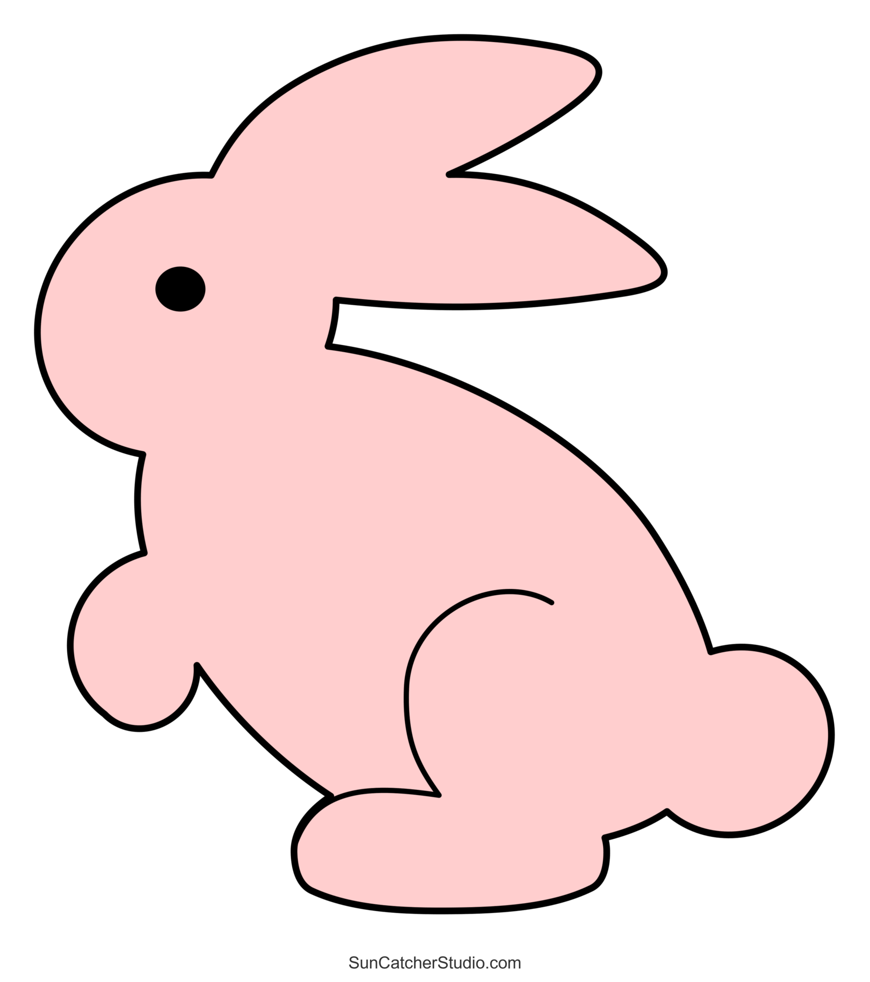 Easter Clip Art Patterns Egg And Bunny Stencils Free 