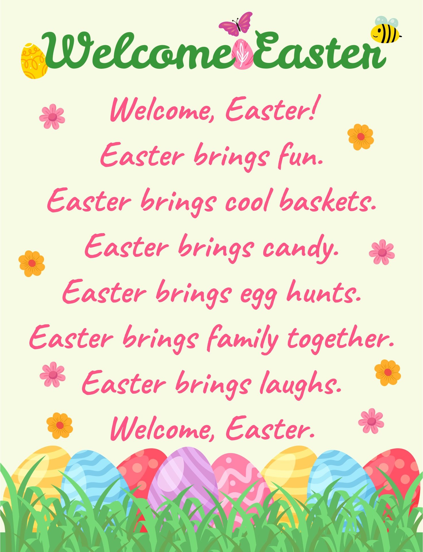 Easter Speeches 10 Free PDF Printables Printablee