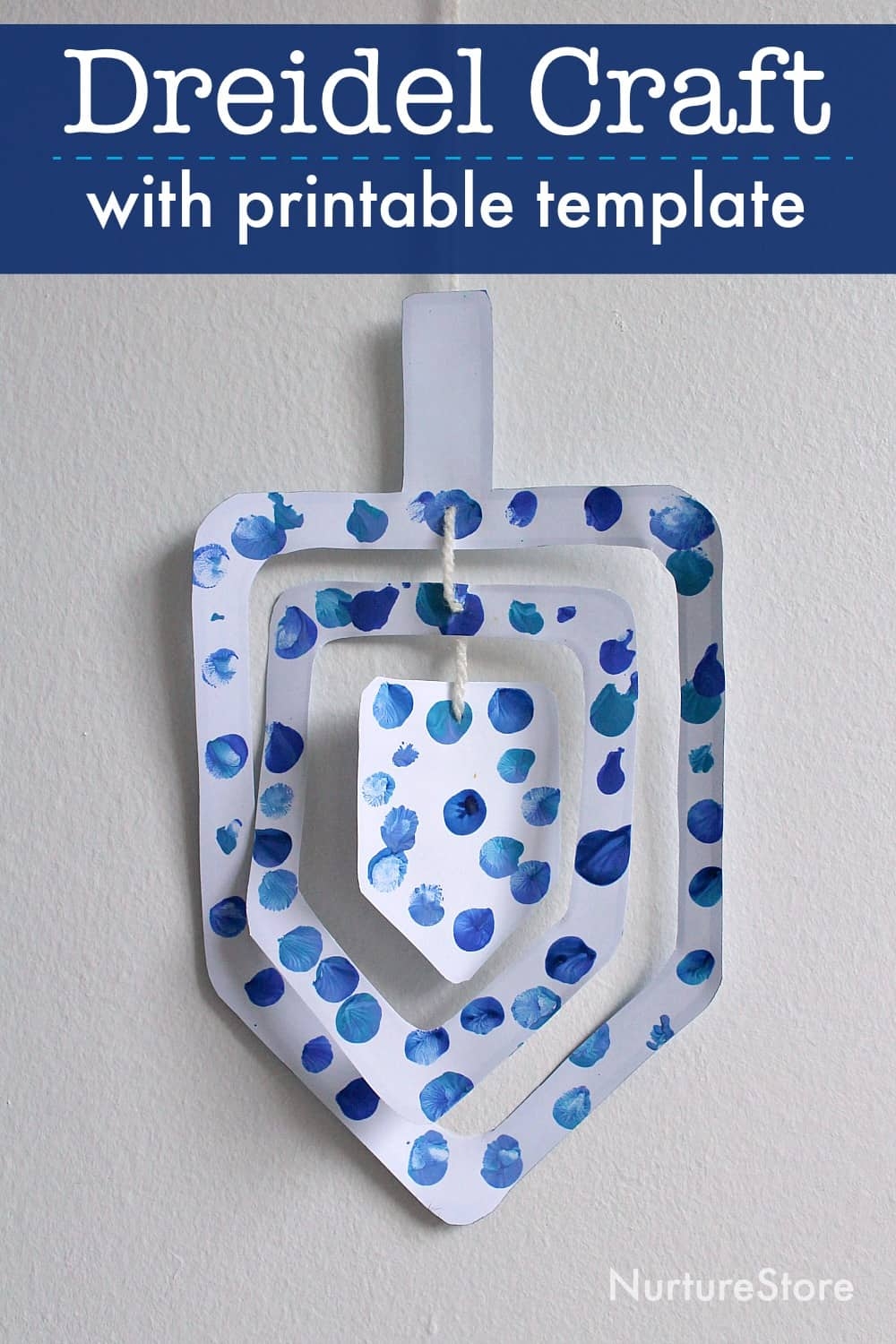 Free Printable Dreidel Template