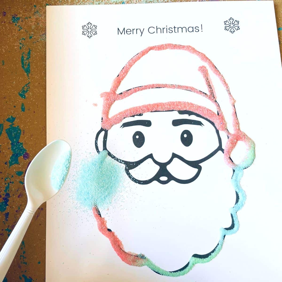 Free Printable Santa Faces