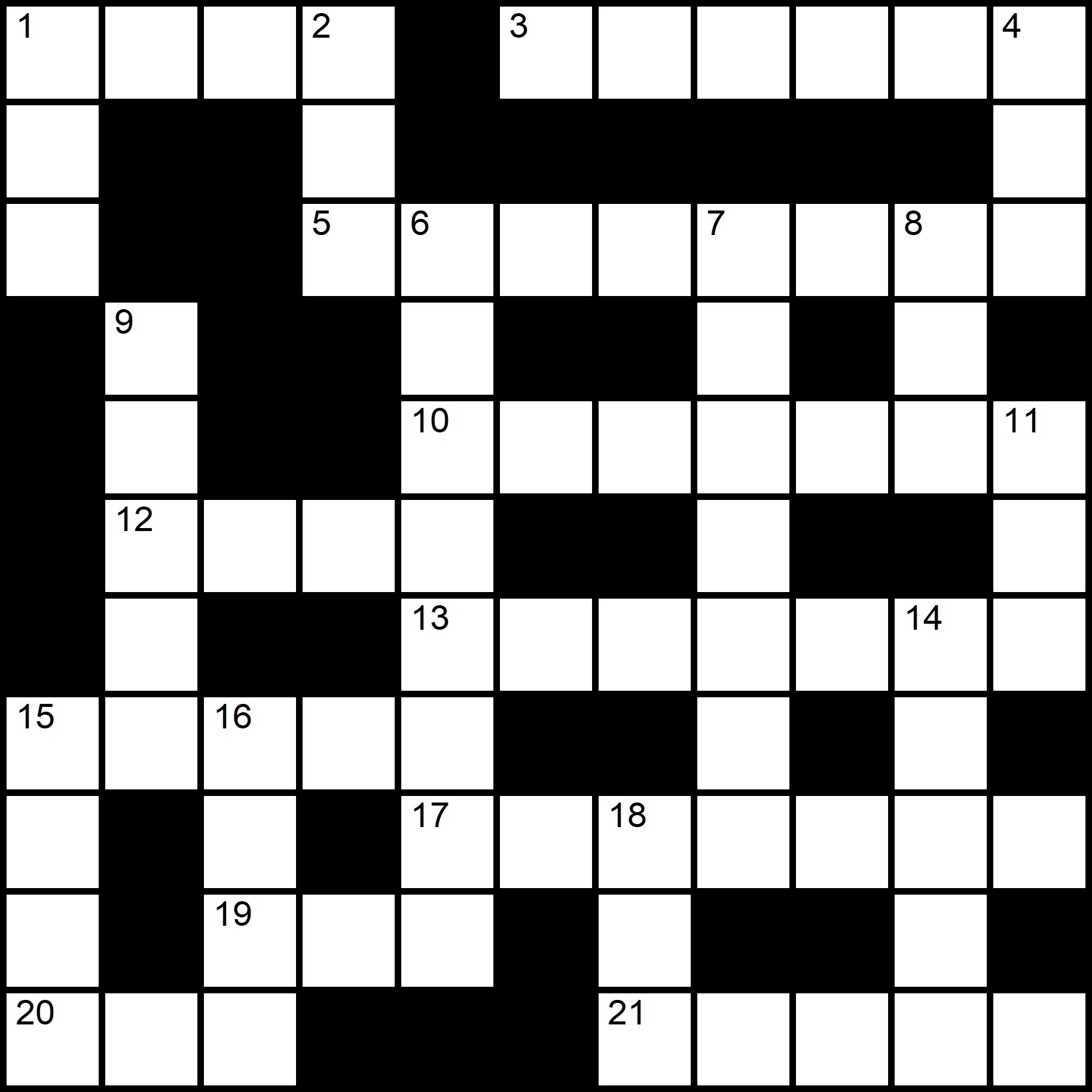 Free Printable Crossword Puzzles For Seniors
