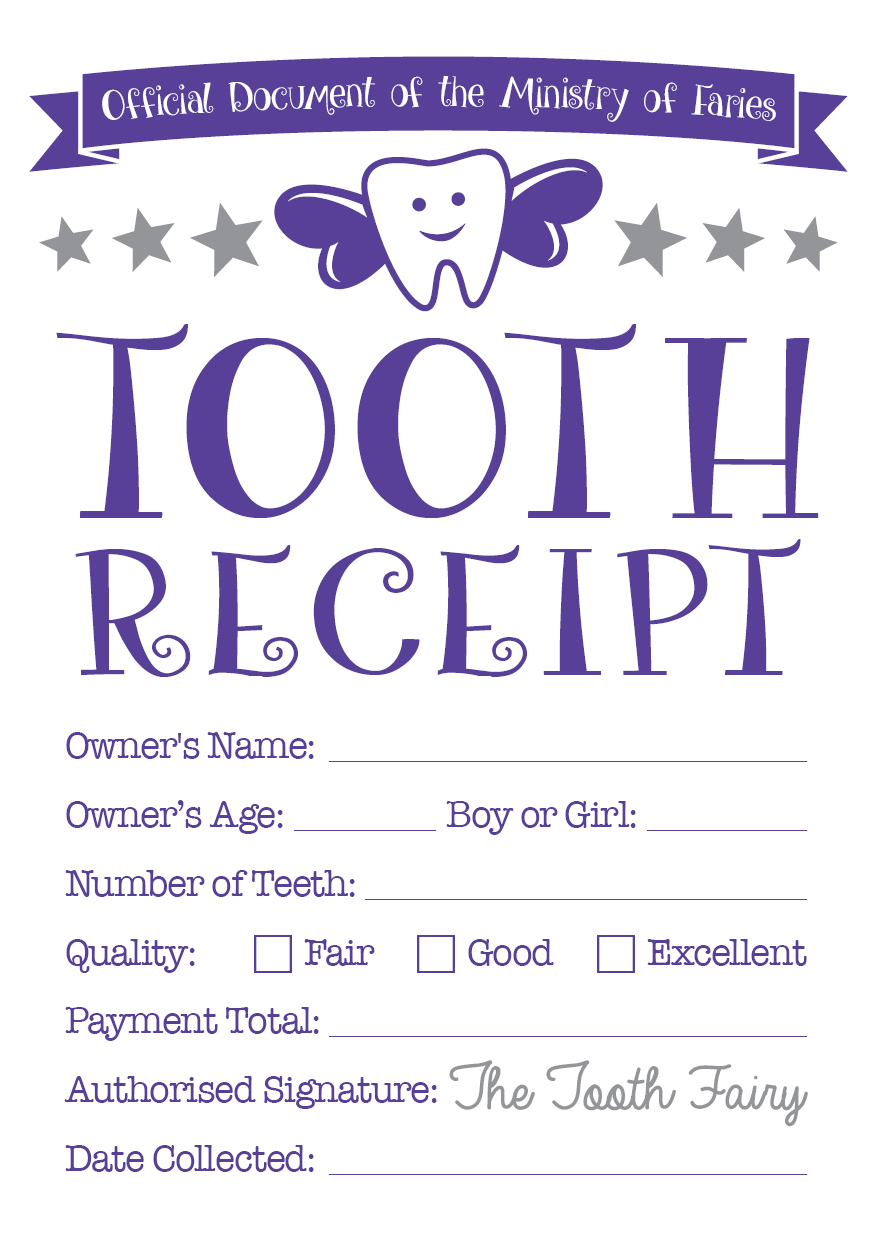 Free Printable Tooth Fairy Letter Pdf