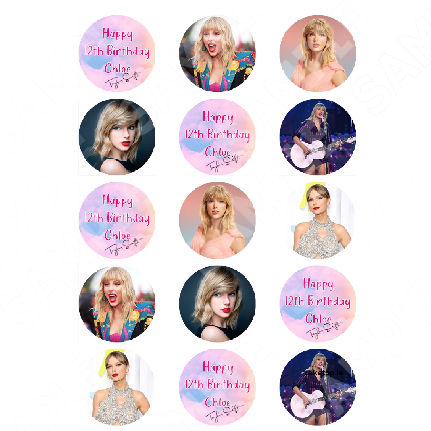 Edible Cake Toppers Ireland High Quality Easy Peel Toppers Fast U0026 Free Delivery Caketop ie