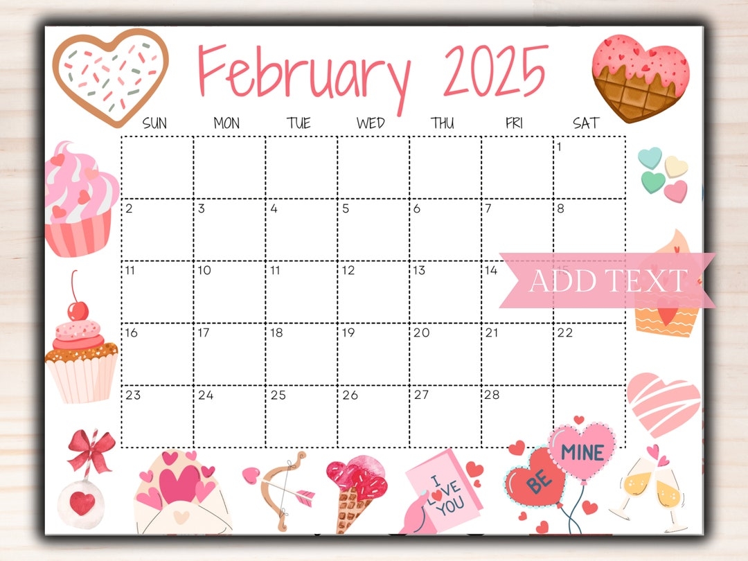 February 2025 Calendar Free Printable