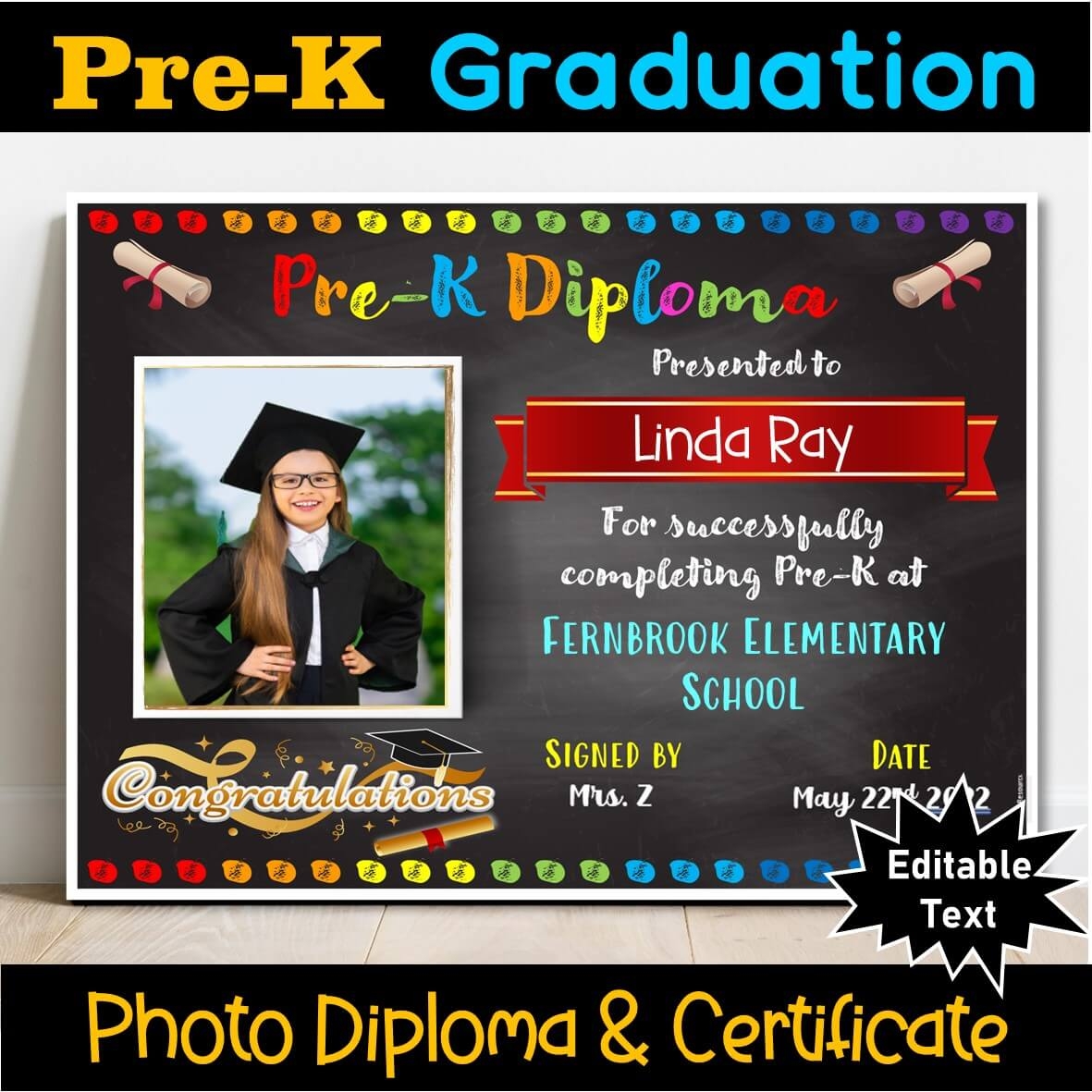 Free Printable Pre K Graduation Certificates