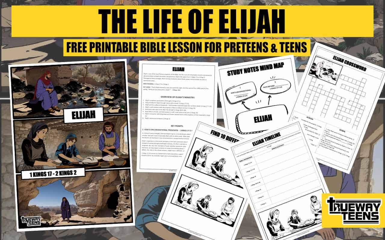 Elijah Bible Lessons For Teens Trueway Kids