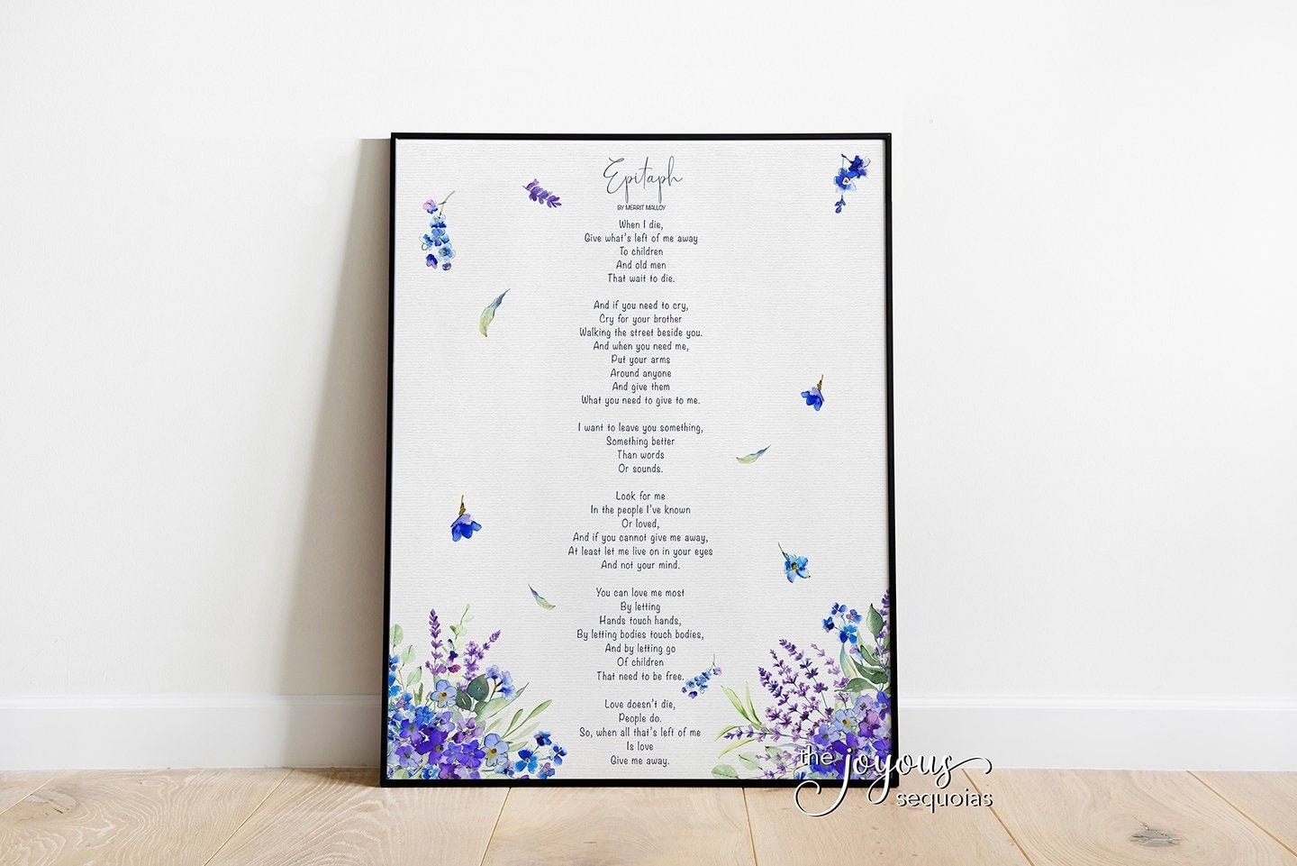 Epitaph Forget me not Printable Poem NCIS Poem Season 18 Digital Download Myosotis In Memory Memorial Gifts Remembrance Of Loved Ones Etsy Canada